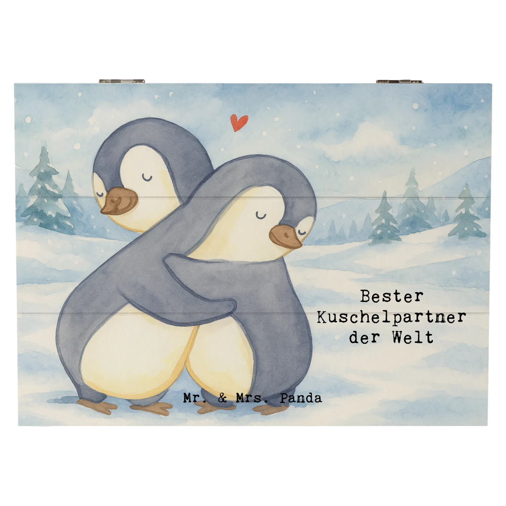 Holzkiste Pinguin Bester Kuschelpartner der Welt Design Dekokiste, Schatulle, Truhe, Erinnerungskiste, Aufbewahrungsbox, XXL, Holzkiste, Schatzkiste, Geschenkdose, Kiste, Geschenkbox, Erinnerungsbox, für, Dankeschön, Geschenk, Schenken, Geburtstag, Geburtstagsgeschenk, Geschenkidee, Danke, Bedanken, Mitbringsel, Freude machen, Geschenktipp, Ehemann, Kuschelpartner, Ehefrau, Liebe, Partner, Bett, Freund, Lebenspartner, Freundin, verliebt, Ehepartner, Hochzeitstag, Kuscheln