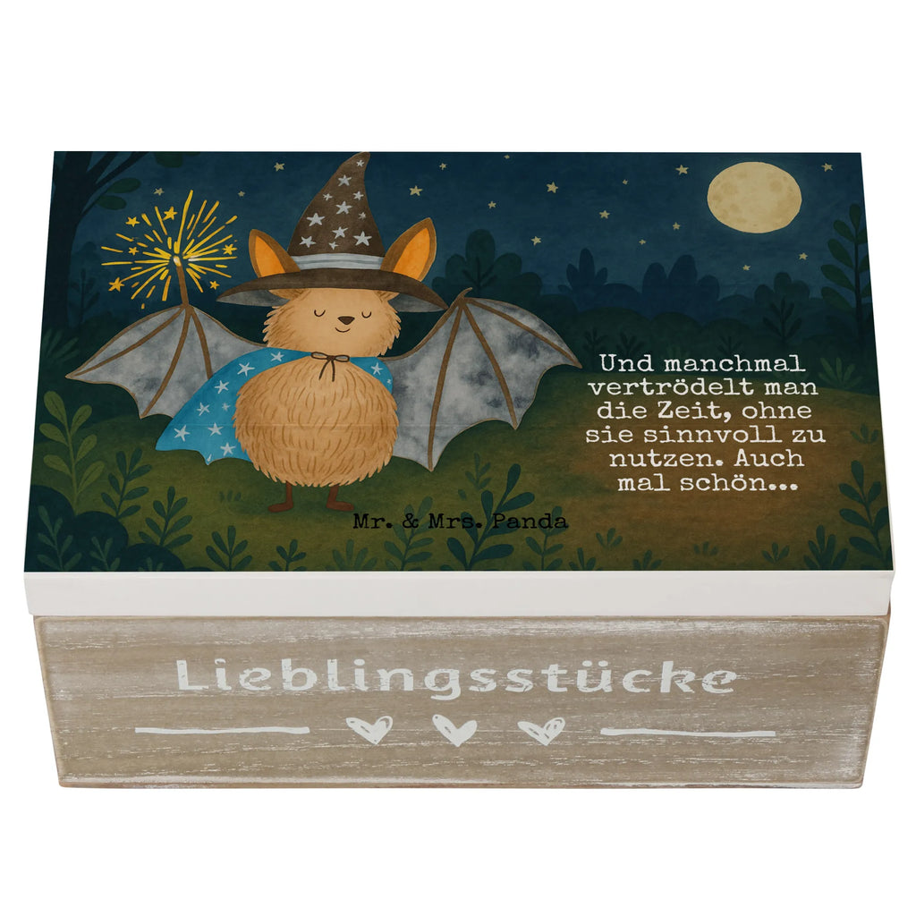 Holzkiste Fledermaus Zauberer Design XXL, Schatzkiste, Kiste, Aufbewahrungsbox, Geschenkdose, Schatulle, Holzkiste, Truhe, Dekokiste, Erinnerungskiste, Geschenkbox, Erinnerungsbox, Tiermotive, Gute Laune, lustige Sprüche, Tiere, Zauberer, Fledermaus, Fledermäuse, Frauen, reinsteigern, Magier