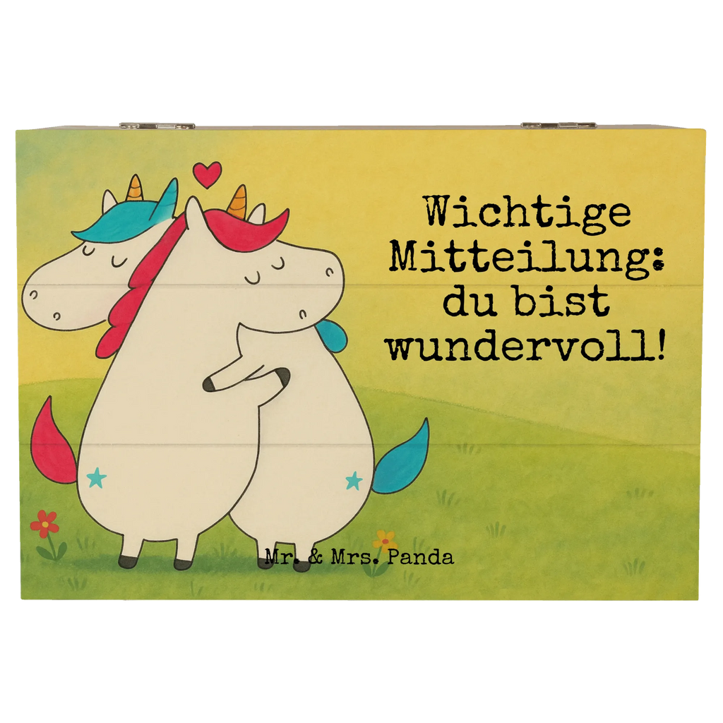 Holzkiste Einhorn Mitteilung Design Aufbewahrungsbox, Kiste, Truhe, Holzkiste, XXL, Schatulle, Erinnerungskiste, Geschenkbox, Erinnerungsbox, Dekokiste, Schatzkiste, Geschenkdose, Einhorn, Einhörner, Einhorn Deko, Unicorn, witzig, lustig, Valentine, Liebe, Partner, Valentinstag, Geschenk, Ehe, Spruch