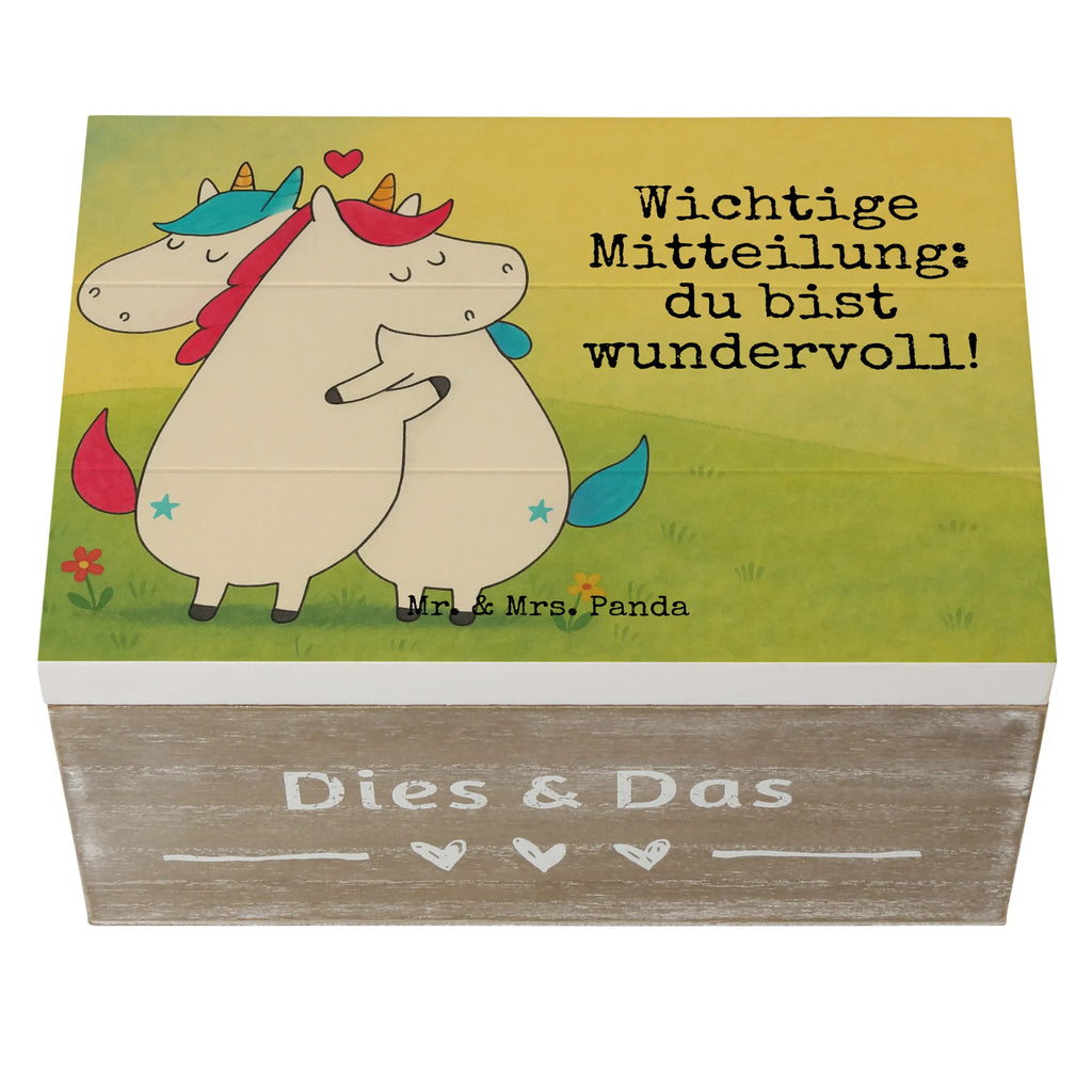 Holzkiste Einhorn Mitteilung Design Aufbewahrungsbox, Kiste, Truhe, Holzkiste, XXL, Schatulle, Erinnerungskiste, Geschenkbox, Erinnerungsbox, Dekokiste, Schatzkiste, Geschenkdose, Einhorn, Einhörner, Einhorn Deko, Unicorn, witzig, lustig, Valentine, Liebe, Partner, Valentinstag, Geschenk, Ehe, Spruch
