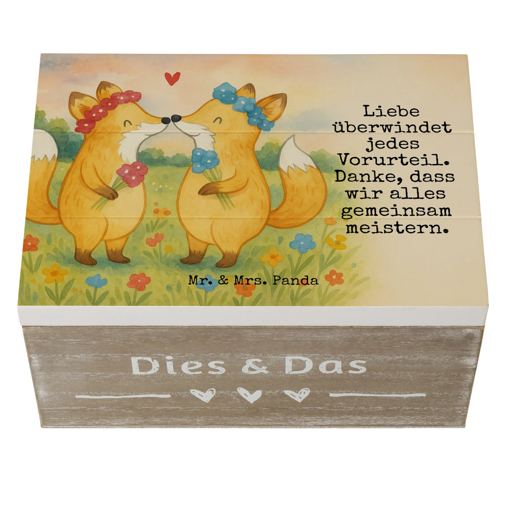 Holzkiste Füchse Lesbian Pride Design Schatulle, Erinnerungskiste, Dekokiste, Kiste, Schatzkiste, Geschenkdose, Geschenkbox, XXL, Truhe, Aufbewahrungsbox, Holzkiste, Erinnerungsbox, Hochzeit, Hochzeitsgeschenk, Ehe, Hochzeitsfeier, Trauung, Trauungsgeschenk, Hochzeitskarte, Verlobungsfeier, Verlobungsgeschenk, Hochzeitsgeschenkideen, Hochzeitsgeschenke für Brautpaar