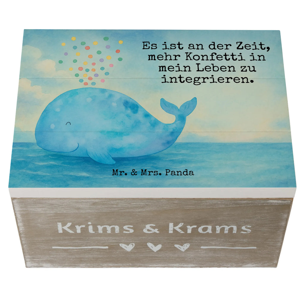Holzkiste Wal Konfetti Design Erinnerungsbox, Holzkiste, Truhe, Erinnerungskiste, XXL, Geschenkdose, Dekokiste, Kiste, Schatulle, Geschenkbox, Schatzkiste, Aufbewahrungsbox, Meerestiere, Meer, Urlaub, Diät, Wal, Motivation, Abnehmen, Trennung, Neustart, Konfetti, Neuanfang, Geburtstag, Wale, Lebensabschnitt