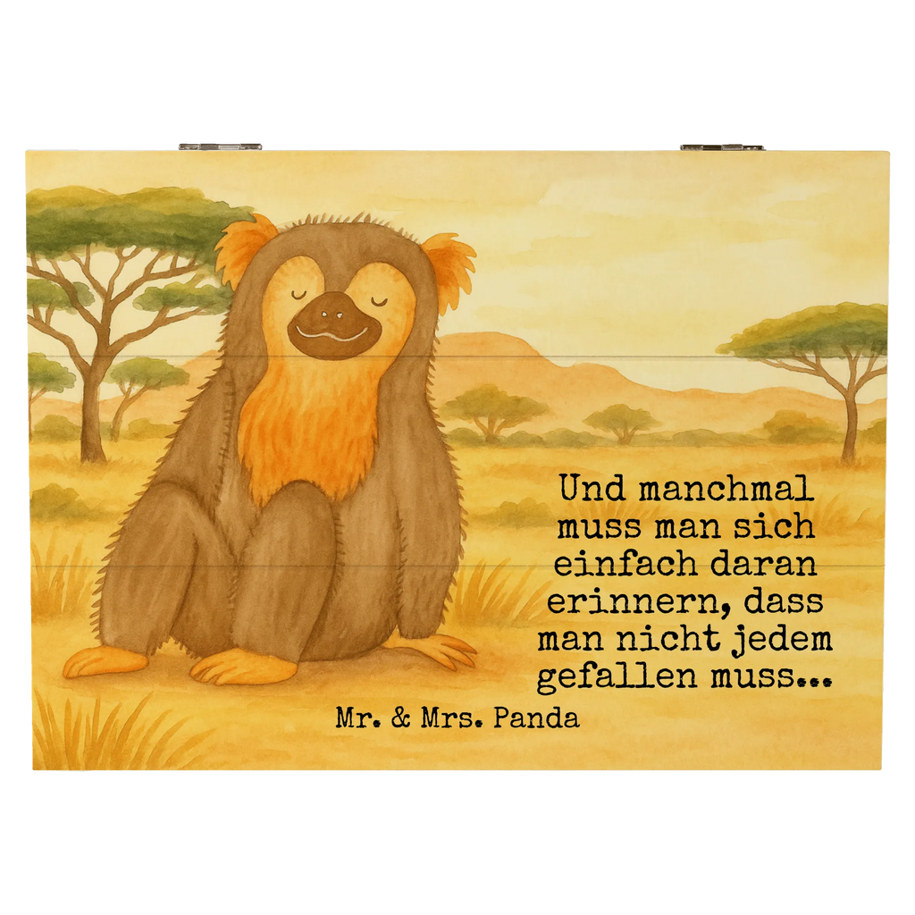 Holzkiste Affe Design Erinnerungskiste, Geschenkbox, Erinnerungsbox, Schatulle, Truhe, Holzkiste, Aufbewahrungsbox, Dekokiste, Schatzkiste, XXL, Geschenkdose, Kiste, Afrika, Wildtiere, Liebe, Motivation, Affen, Affe, Selbstliebe, Selbstachtung, Selbstbewusstsein, Respekt, Selfcare, Äffchen