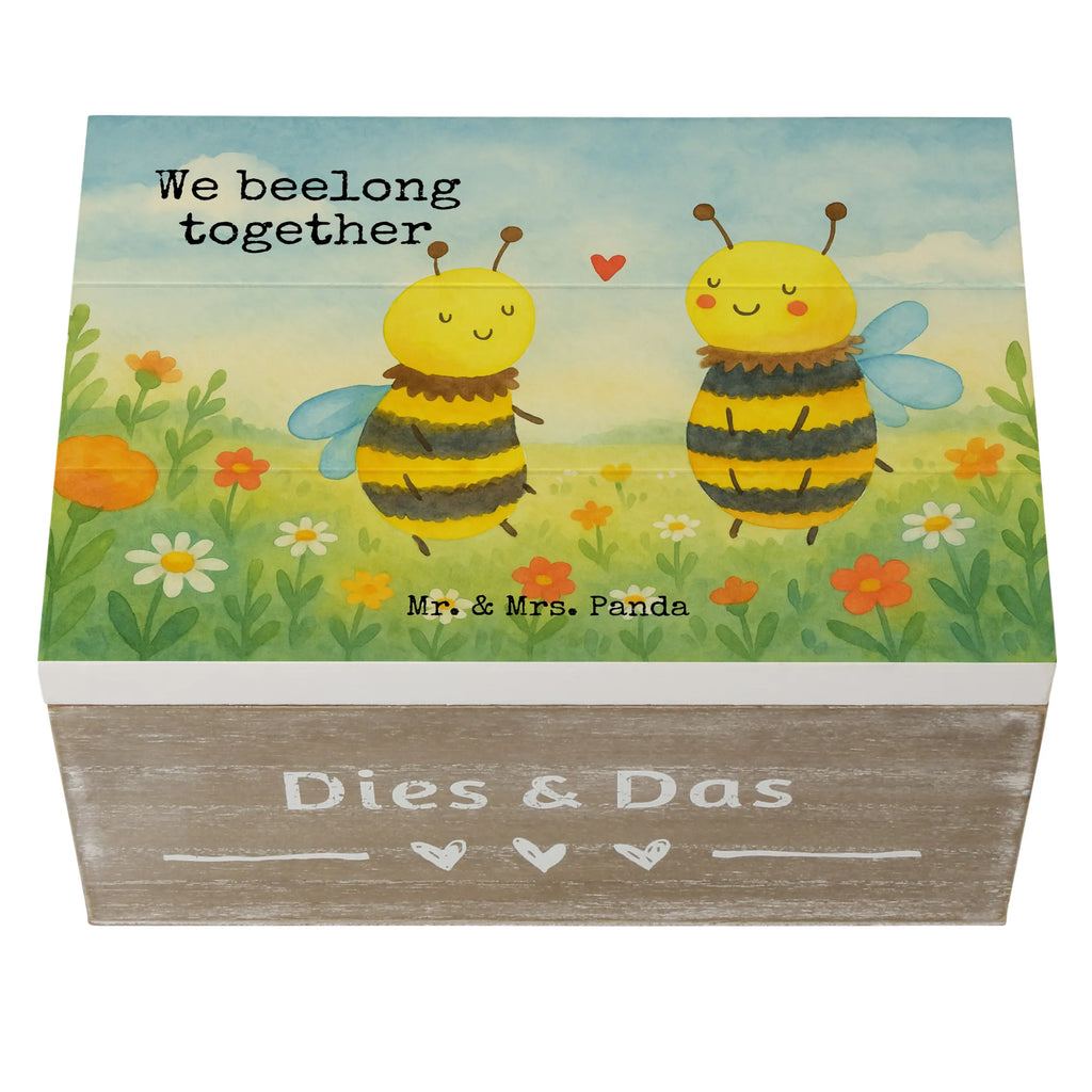 Holzkiste Biene Verliebt Design Holzkiste, Kiste, Schatzkiste, Truhe, Schatulle, XXL, Erinnerungsbox, Erinnerungskiste, Dekokiste, Aufbewahrungsbox, Geschenkbox, Geschenkdose, Biene, Wespe, Hummel