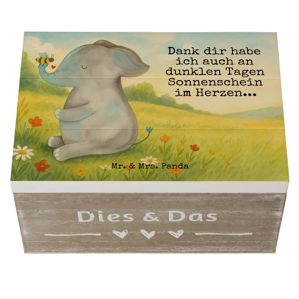 Holzkiste Elefant Biene Design Schatulle, Erinnerungsbox, Truhe, Holzkiste, Aufbewahrungsbox, Erinnerungskiste, Kiste, Dekokiste, XXL, Geschenkdose, Schatzkiste, Geschenkbox, Tiermotive, Gute Laune, lustige Sprüche, Tiere, Jahrestag, Heiratsantrag, Hochzeitsgeschenk, Elefant, Liebesgeschenk, Liebesbeweis, Biene, Liebe, Liebesspruch