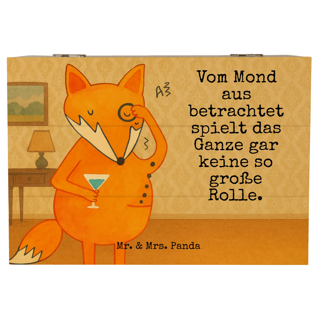 Holzkiste Fuchs Lord Design Aufbewahrungsbox, Erinnerungskiste, Geschenkdose, XXL, Schatzkiste, Dekokiste, Kiste, Erinnerungsbox, Holzkiste, Schatulle, Geschenkbox, Truhe, Fuchs, Problemlösung, Spruch lustig, Liebeskummer Geschenk, tröstende Worte, Motivation Spruch, Füchse