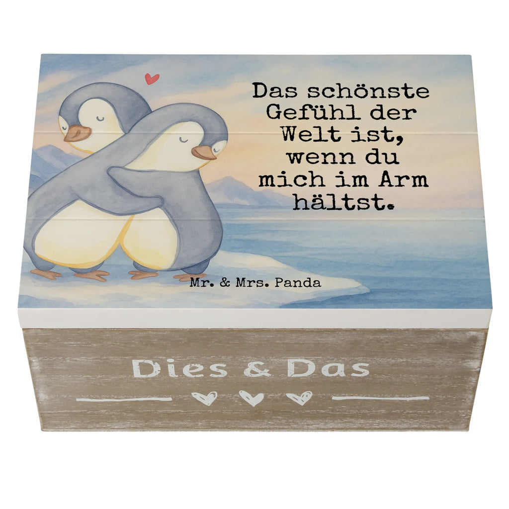 Skrzynia drewniana Pingwiny przytulanie Design Kiste, Schatulle, Erinnerungsbox, Schatzkiste, Geschenkdose, Geschenkbox, Truhe, Aufbewahrungsbox, Erinnerungskiste, XXL, Dekokiste, Holzkiste, Liebe, Partner, Freund, Freundin, Ehemann, Ehefrau, Heiraten, Verlobung, Heiratsantrag, Liebesgeschenk, Jahrestag, Hocheitstag, Geschenk für Frauen, Hochzeitstag, Geschenk für Freundin, für Ehemann, für Männer, Liebesbeweis, Geschenk für Partner, Mitbringsel, Valentinstag