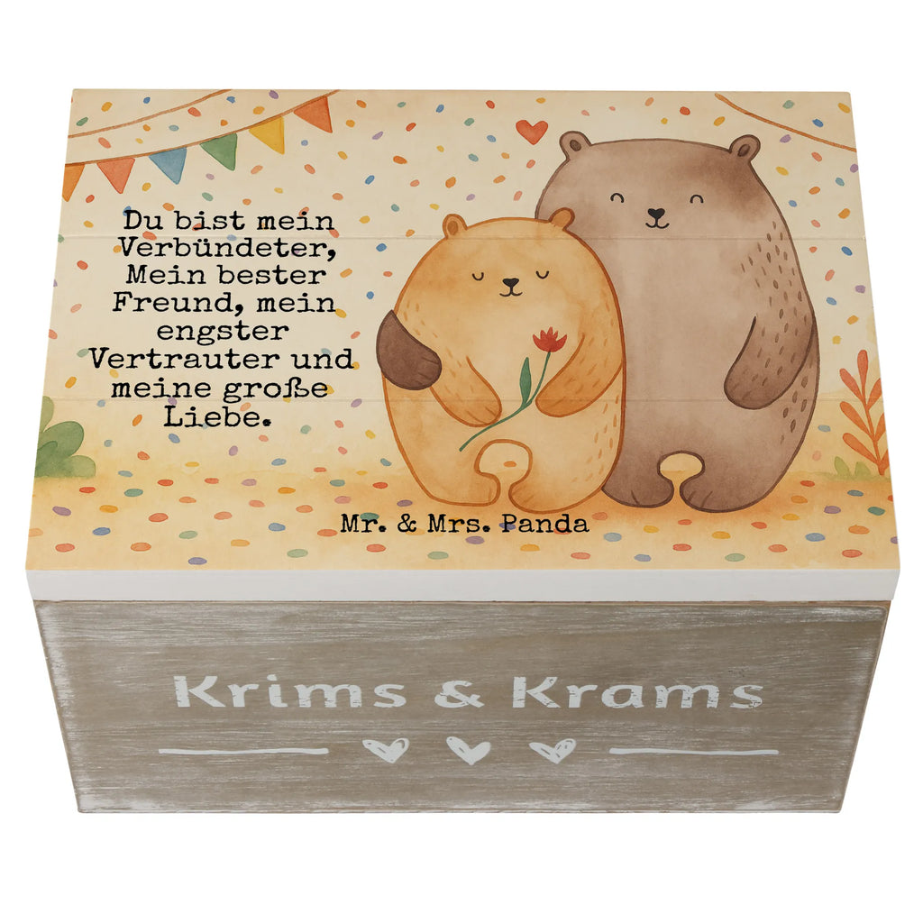 Holzkiste Bären Liebe Design Schatzkiste, Erinnerungskiste, Dekokiste, Holzkiste, Geschenkbox, Schatulle, Geschenkdose, XXL, Kiste, Erinnerungsbox, Truhe, Aufbewahrungsbox, Liebe, Partner, Freund, Freundin, Ehemann, Ehefrau, Heiraten, Verlobung, Heiratsantrag, Liebesgeschenk, Jahrestag, Hocheitstag, Bären, Verlobt, Bärchen, Hochzeitstag, Bär, Verheiratet, Geschenk Hochzeit, Geschenk Freundin, Geschenk Freund, Verliebt, Liebesbeweis