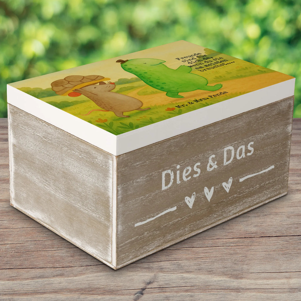 Wooden chest tortoise Mouse Design Geschenkbox, Kiste, Holzkiste, Truhe, Erinnerungskiste, XXL, Schatzkiste, Geschenkdose, Erinnerungsbox, Dekokiste, Schatulle, Aufbewahrungsbox, Schildkröte, Maus, beste Freundinnen, Freundinnen, Freunde, beste Freunde