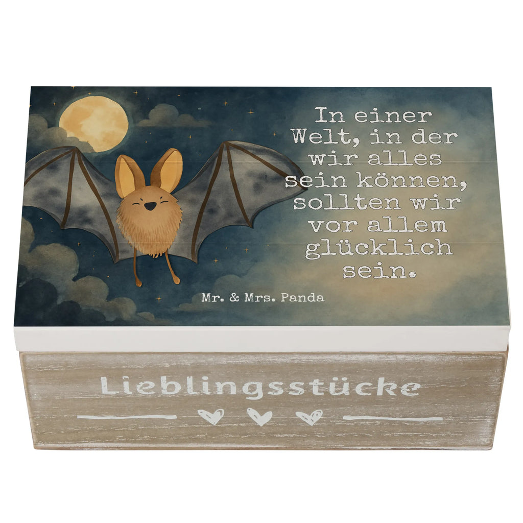 Holzkiste Fledermaus Flügel Design Schatulle, Holzkiste, Erinnerungsbox, Geschenkdose, Dekokiste, Erinnerungskiste, Schatzkiste, Kiste, Truhe, Geschenkbox, XXL, Aufbewahrungsbox, Tiermotive, Gute Laune, lustige Sprüche, Tiere