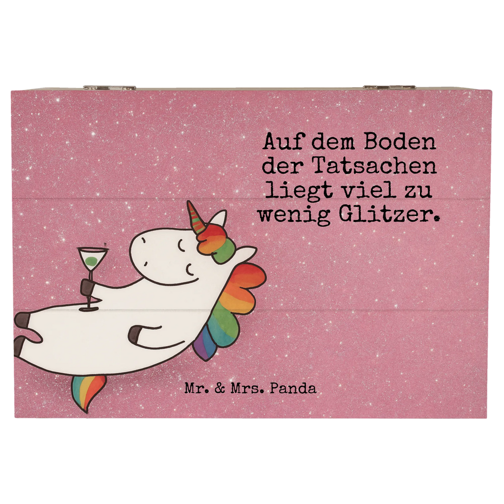 Holzkiste Einhorn Cocktail Design Erinnerungsbox, Kiste, Dekokiste, Erinnerungskiste, XXL, Truhe, Aufbewahrungsbox, Geschenkdose, Schatzkiste, Geschenkbox, Holzkiste, Schatulle, Einhorn, Einhörner, Einhorn Deko, Unicorn, lustig, witzig, Freundin, Spaß, Sekt, Cuba Libre, Rum, Glitzer, Geburtstag, Caipirinha, Party, Spruch, Feiern