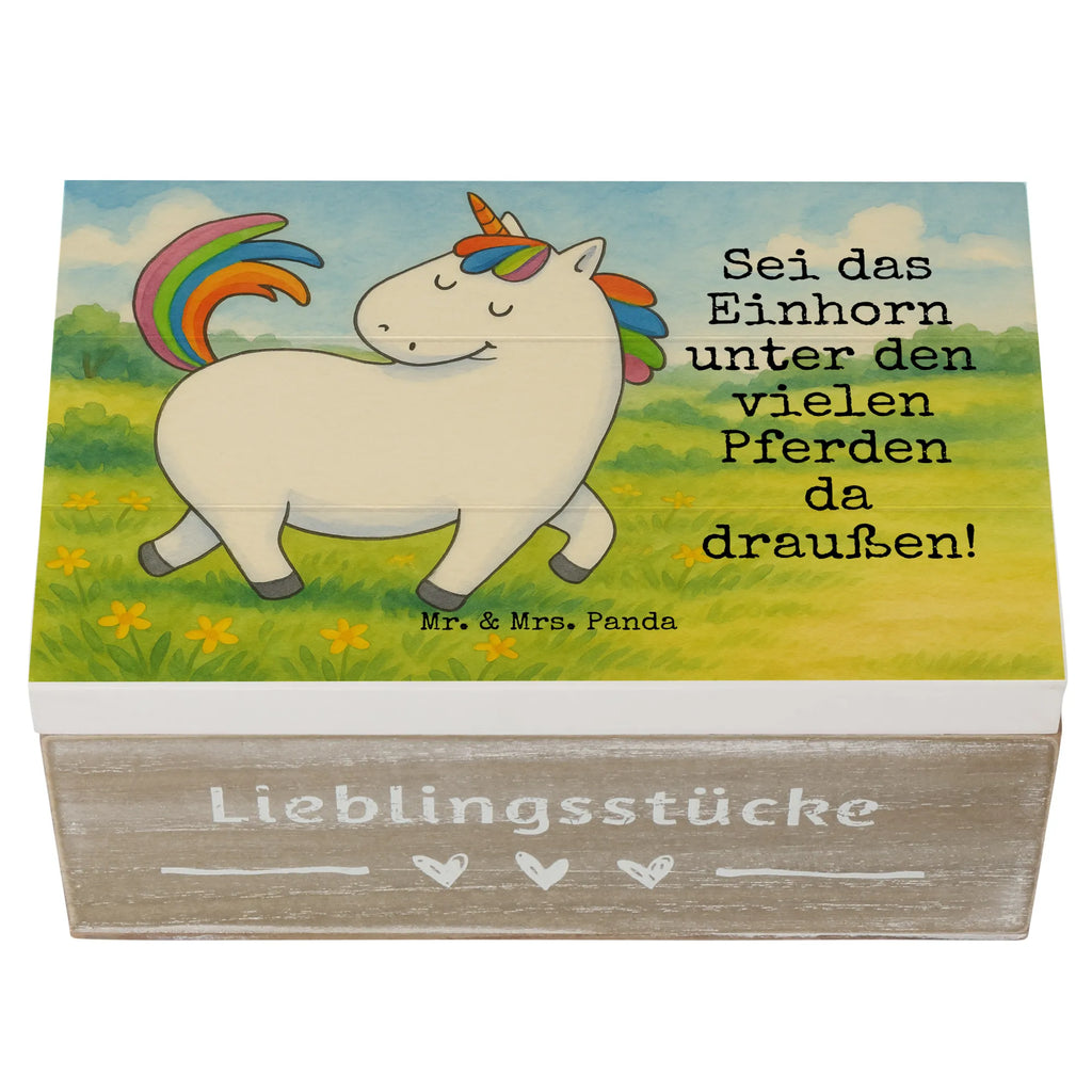Skrzynia drewniana jednorożec dumnie kroczyć Design Geschenkdose, Erinnerungsbox, Holzkiste, Aufbewahrungsbox, Truhe, Erinnerungskiste, Schatulle, Geschenkbox, Kiste, Dekokiste, Schatzkiste, XXL, Einhorn, Einhörner, Einhorn Deko, Unicorn, bunt, Geschenk, Pferd, Reiten, stolz, Freundin, Reiter, anders