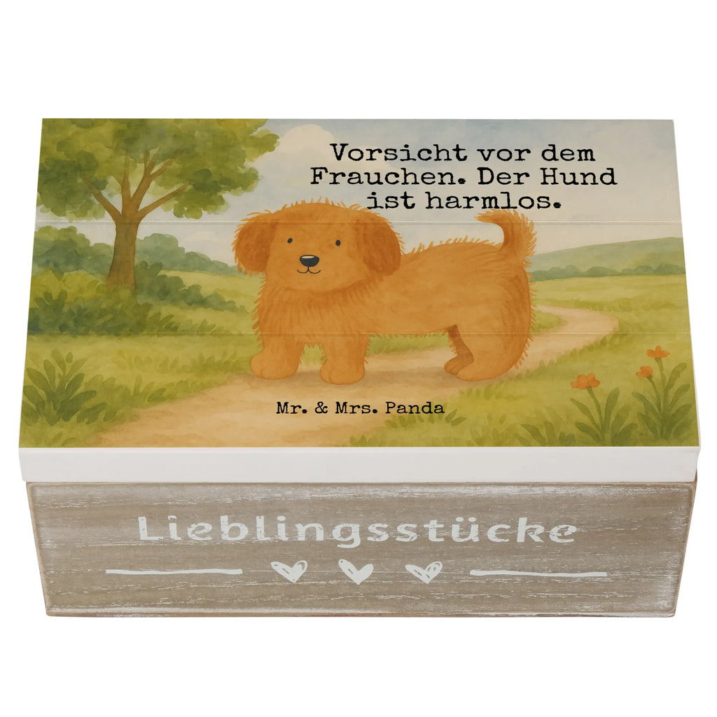 Holzkiste Hund Flauschig Design Dekokiste, XXL, Holzkiste, Erinnerungsbox, Kiste, Geschenkdose, Schatzkiste, Erinnerungskiste, Truhe, Schatulle, Geschenkbox, Aufbewahrungsbox, Hund, Hundemotiv, Haustier, Hunderasse, Tierliebhaber, Hundebesitzer, Sprüche, Frauchen, Hundemama, Hunde, Hundeliebe
