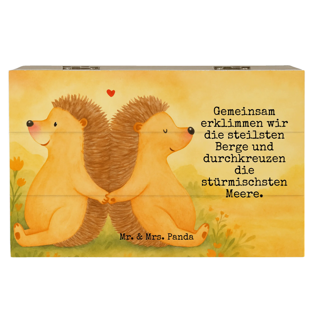 Holzkiste Igel händchenhaltend Design Schatzkiste, Geschenkdose, Geschenkbox, Schatulle, Aufbewahrungsbox, Dekokiste, XXL, Truhe, Kiste, Erinnerungskiste, Holzkiste, Erinnerungsbox, Liebe, Partner, Freund, Freundin, Ehemann, Ehefrau, Heiraten, Verlobung, Heiratsantrag, Liebesgeschenk, Jahrestag, Hocheitstag, Love, Liebesbeweis, Igel, Lieblingsmensch, Gemeinsamkeit, Liebesbotschaft, Hand in Hand, große Liebe, Geschenk für zwei, Hochzeit, Igelliebe