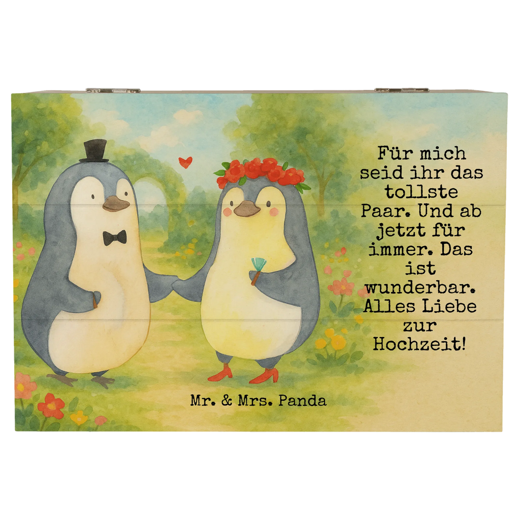 Holzkiste Hochzeit Pinguin Design Aufbewahrungsbox, Geschenkbox, Geschenkdose, Dekokiste, Holzkiste, Kiste, XXL, Schatzkiste, Erinnerungsbox, Schatulle, Truhe, Erinnerungskiste, Hochzeit, Hochzeitsgeschenk, Ehe, Hochzeitsfeier, Trauung, Trauungsgeschenk, Hochzeitskarte, Verlobungsfeier, Verlobungsgeschenk, Hochzeitsgeschenkideen, Hochzeitsgeschenke für Brautpaar, Pinguin, Hochzeitstag, geschenkidee Hochzeit, Gastgeschenk, Pinguine