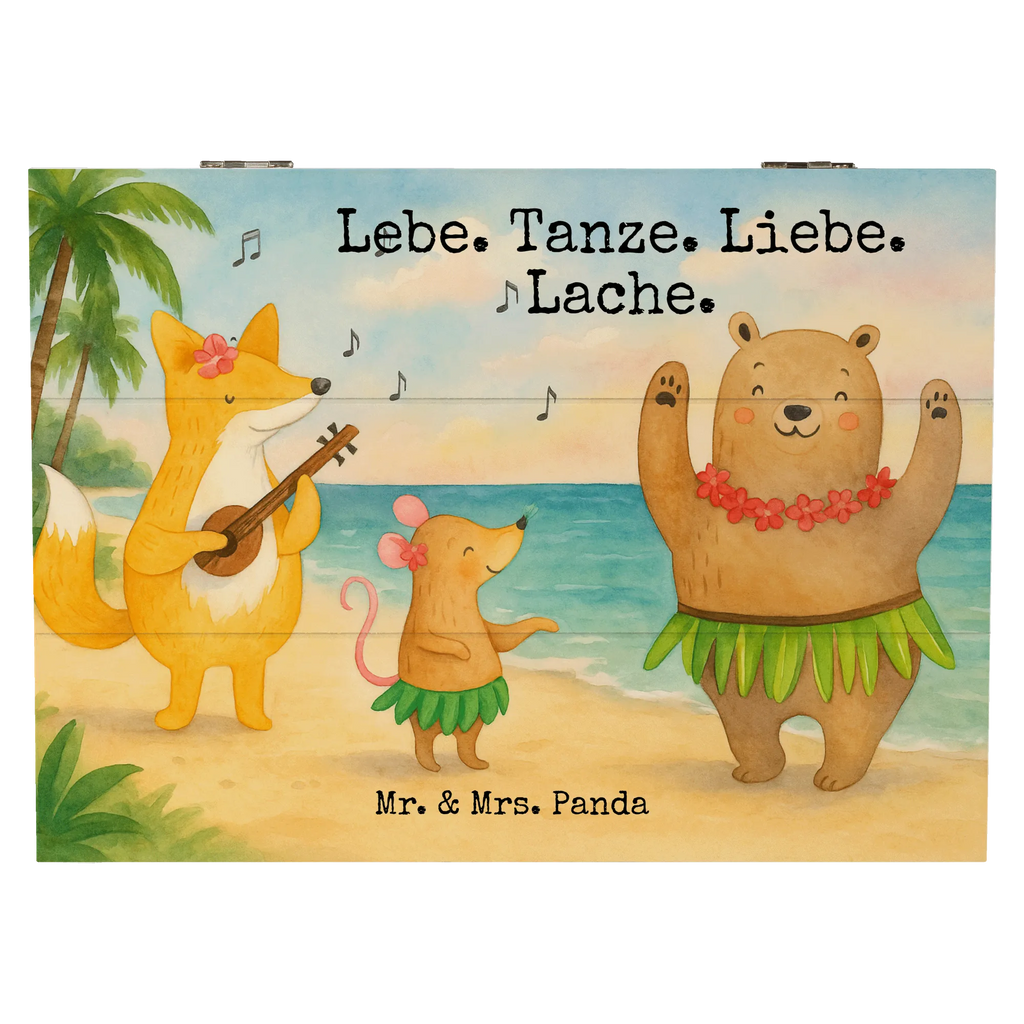Holzkiste Waldtiere Aloha Design Kiste, Schatulle, Erinnerungskiste, Aufbewahrungsbox, Dekokiste, Schatzkiste, XXL, Holzkiste, Erinnerungsbox, Geschenkbox, Truhe, Geschenkdose, Tiermotive, Gute Laune, lustige Sprüche, Tiere, Igel, Tanzen, Aloha, Waldtiere, Bär, Wald, Hase, Leben, Musik, Lachen