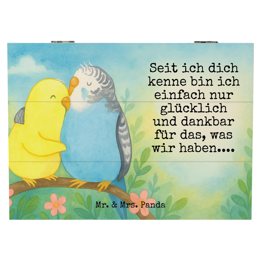 Holzkiste Wellensittich Liebe Design Schatzkiste, Truhe, Kiste, Aufbewahrungsbox, Geschenkbox, XXL, Erinnerungskiste, Schatulle, Dekokiste, Holzkiste, Geschenkdose, Erinnerungsbox, Liebe, Partner, Freund, Freundin, Ehemann, Ehefrau, Heiraten, Verlobung, Heiratsantrag, Liebesgeschenk, Jahrestag, Hocheitstag, Kuscheln, Vögel, Wellensittich, Vertrauen, Nähe