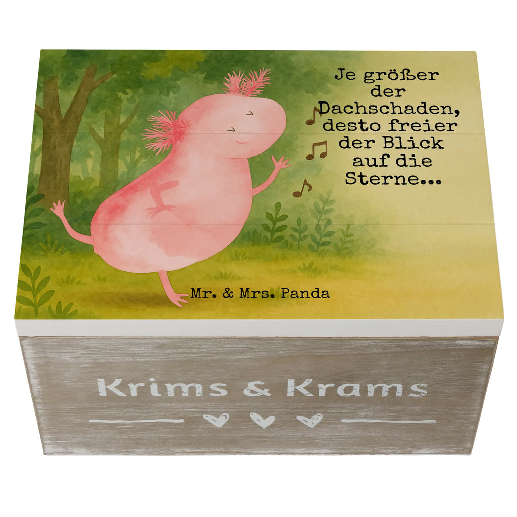 Skrzynia drewniana aksolotl tańczyć Design Kiste, Truhe, Geschenkdose, Dekokiste, Holzkiste, XXL, Aufbewahrungsbox, Erinnerungsbox, Geschenkbox, Schatulle, Erinnerungskiste, Schatzkiste, Axolotl, Molch, Axolot, beste Freundin, Sterne, verrückt, Lurche, Freundin, Lurch, Dachschaden, Schwanzlurch