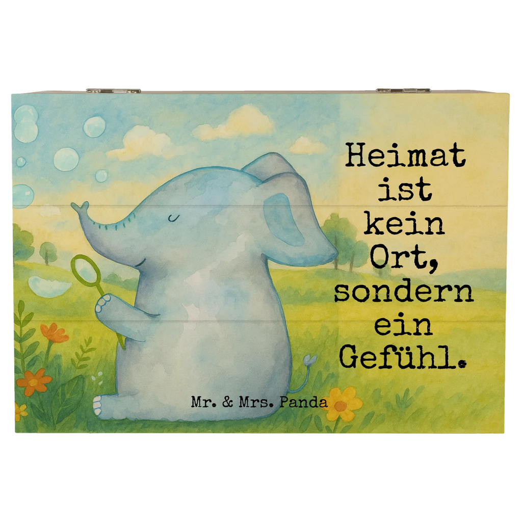 Holzkiste Elefant Seifenblasen Design Erinnerungskiste, Erinnerungsbox, Geschenkbox, Holzkiste, Dekokiste, Geschenkdose, XXL, Schatzkiste, Truhe, Kiste, Schatulle, Aufbewahrungsbox, Tiermotive, Gute Laune, lustige Sprüche, Tiere, Liebe, Liebesspruch, Heimat, Elefant, Seifenblasen, Gefühl. Daheim, Dickhäuter, Elefanten, Rüsseltier, Liebesbeweis