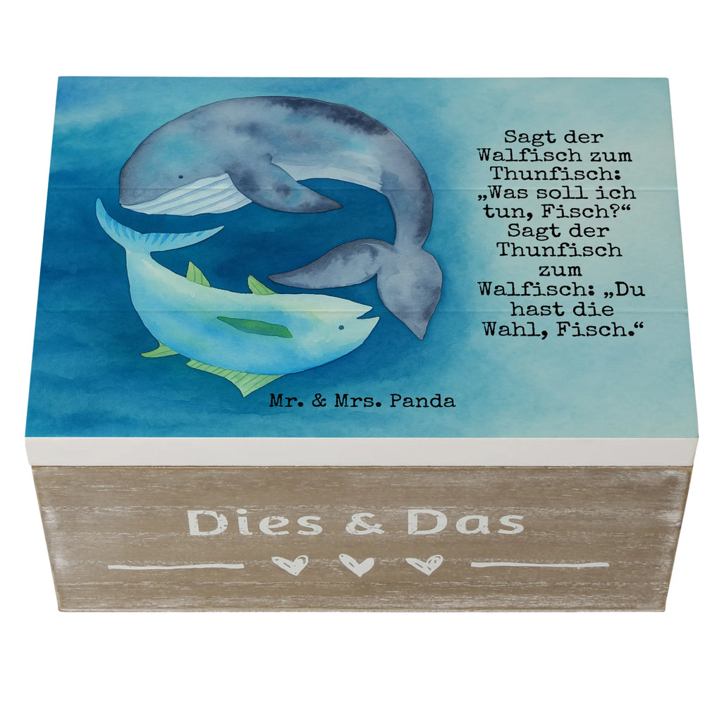 Skrzynia drewniana wieloryb tuńczyk Design Erinnerungskiste, Geschenkdose, Holzkiste, Dekokiste, Geschenkbox, Schatzkiste, Kiste, Schatulle, Truhe, Erinnerungsbox, Aufbewahrungsbox, XXL, Tiermotive, Gute Laune, lustige Sprüche, Tiere, Witz, Flachwitz Geschenk, Wahl, Wal, Flachwitz, Tunfisch, Spruch lustig, Spruch des Tages, Wortwitz lustig
