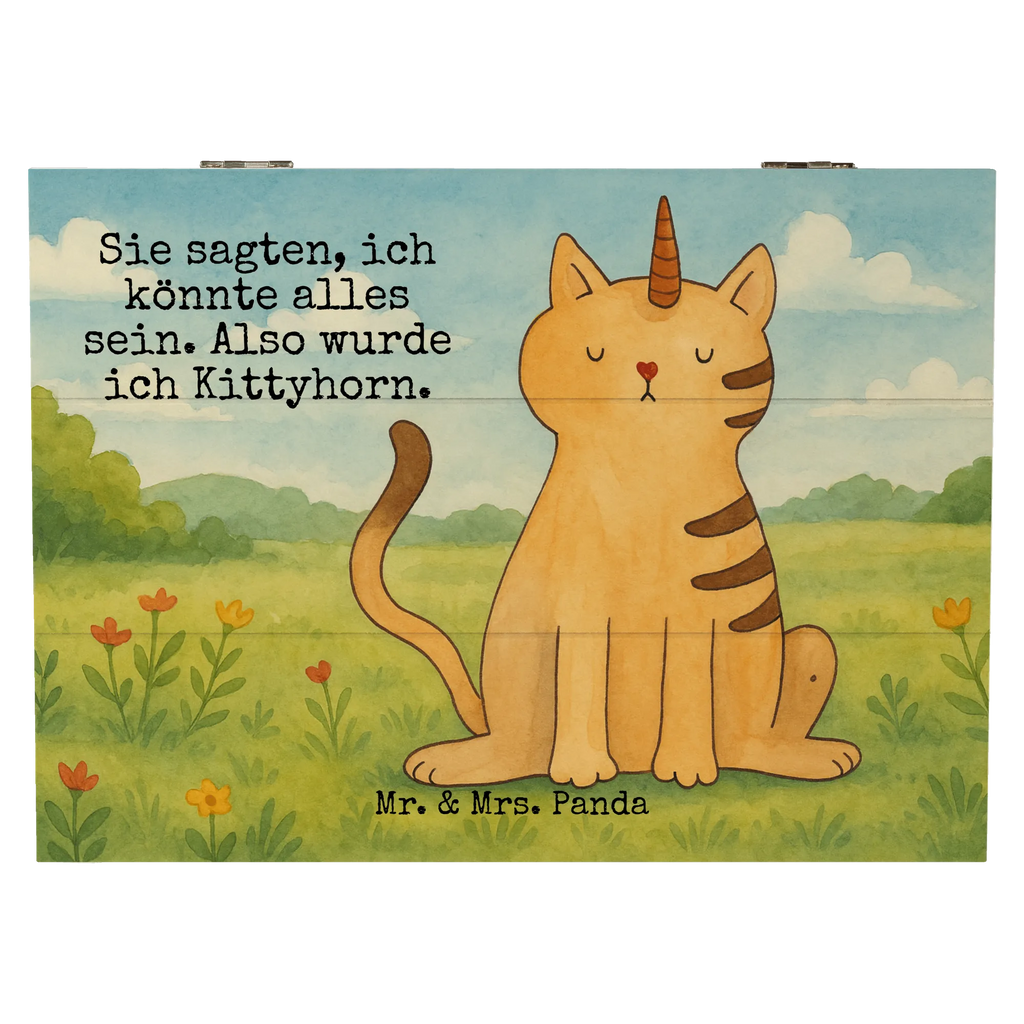 Skrzynia drewniana jednorożec kot Design Geschenkbox, Dekokiste, Schatzkiste, Aufbewahrungsbox, XXL, Erinnerungskiste, Schatulle, Holzkiste, Kiste, Geschenkdose, Truhe, Erinnerungsbox, Einhorn, Einhörner, Einhorn Deko, Unicorn, Einhornkatze, Katze, Katzer, Katzenhorn, Glitzer, Erwachsenwerden, Regenbogen, Kittyhorn, Mieze, Einhornpower