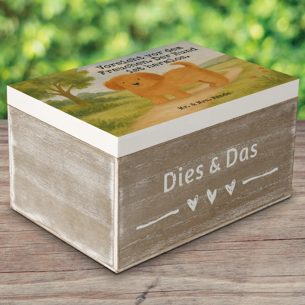 Holzkiste Hund Flauschig Design Dekokiste, XXL, Holzkiste, Erinnerungsbox, Kiste, Geschenkdose, Schatzkiste, Erinnerungskiste, Truhe, Schatulle, Geschenkbox, Aufbewahrungsbox, Hund, Hundemotiv, Haustier, Hunderasse, Tierliebhaber, Hundebesitzer, Sprüche, Frauchen, Hundemama, Hunde, Hundeliebe