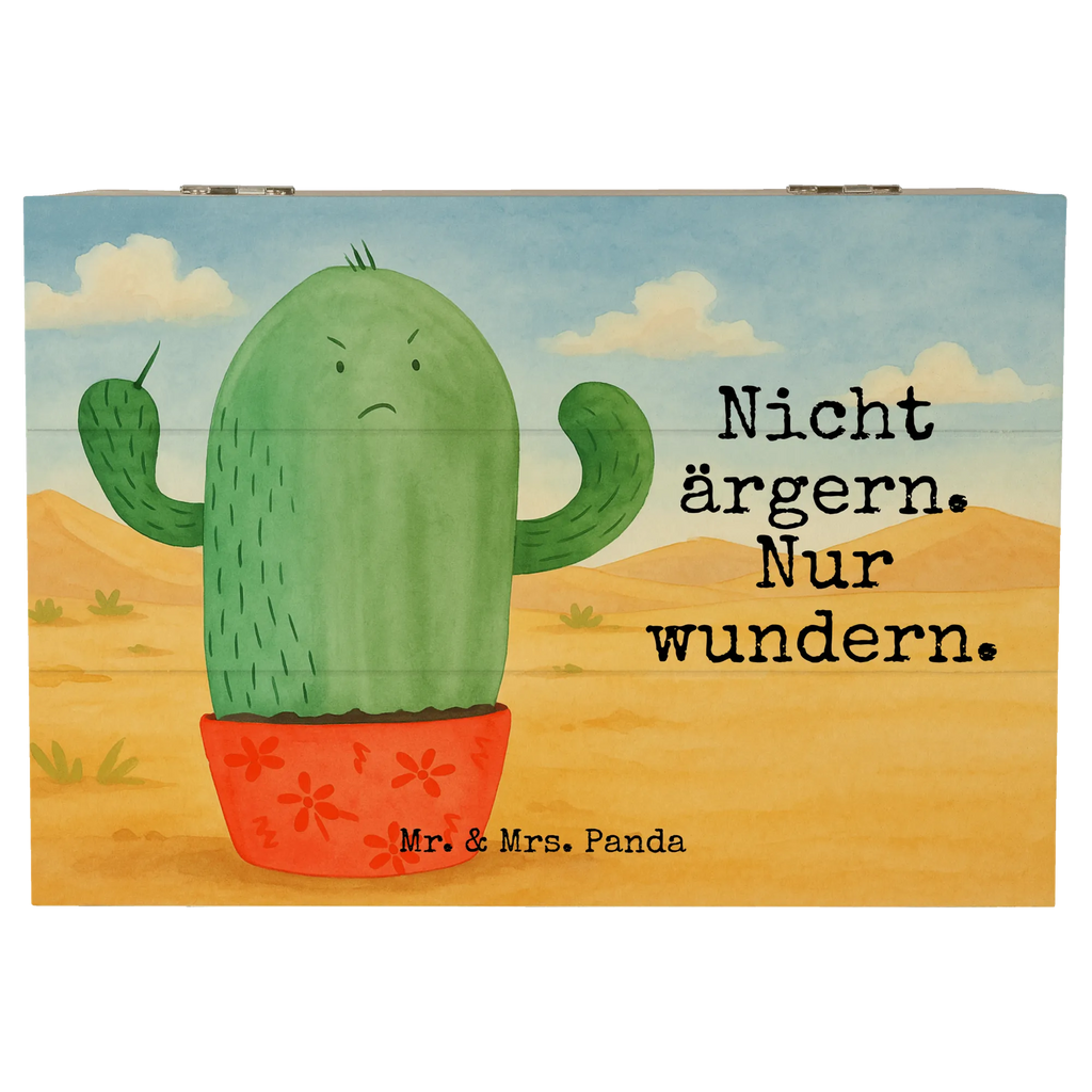Skrzynia drewniana Kaktus gniew Design Geschenkbox, Erinnerungsbox, Aufbewahrungsbox, Erinnerungskiste, XXL, Dekokiste, Schatzkiste, Schatulle, Kiste, Holzkiste, Truhe, Geschenkdose, Kaktus, Kakteen, Büroalltag, Kollege, Chefin, Schule, ärgern, wütend, Kollegin, Büro