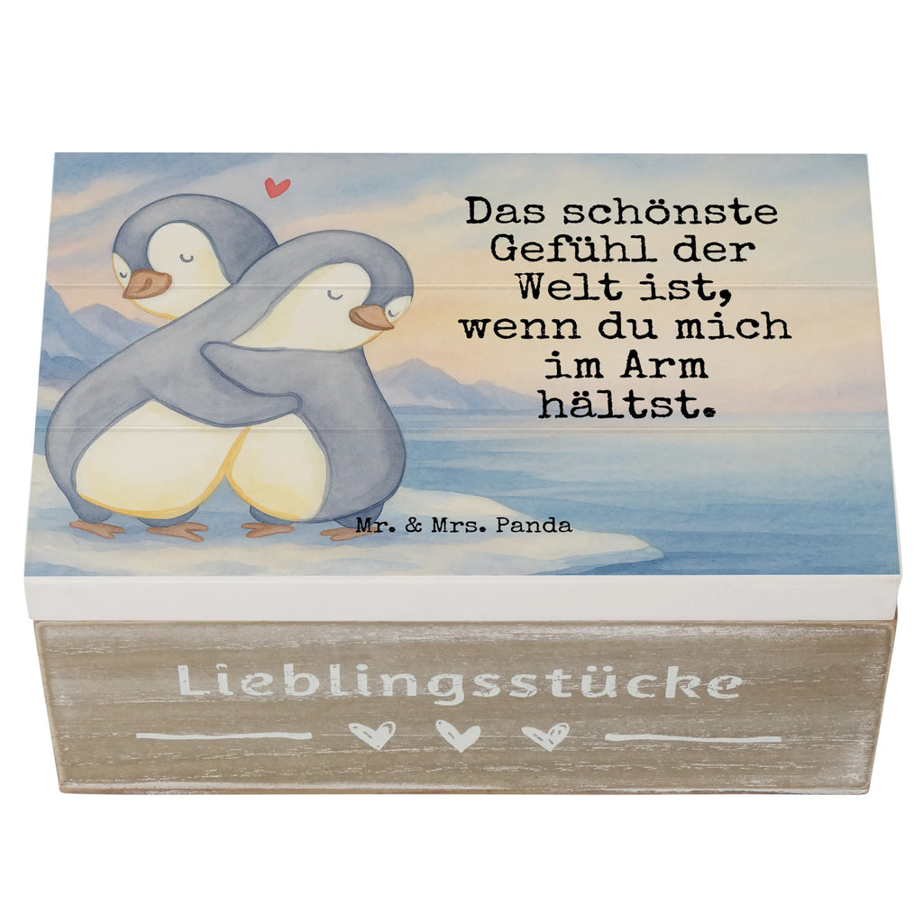 Skrzynia drewniana Pingwiny przytulanie Design Kiste, Schatulle, Erinnerungsbox, Schatzkiste, Geschenkdose, Geschenkbox, Truhe, Aufbewahrungsbox, Erinnerungskiste, XXL, Dekokiste, Holzkiste, Liebe, Partner, Freund, Freundin, Ehemann, Ehefrau, Heiraten, Verlobung, Heiratsantrag, Liebesgeschenk, Jahrestag, Hocheitstag, Geschenk für Frauen, Hochzeitstag, Geschenk für Freundin, für Ehemann, für Männer, Liebesbeweis, Geschenk für Partner, Mitbringsel, Valentinstag