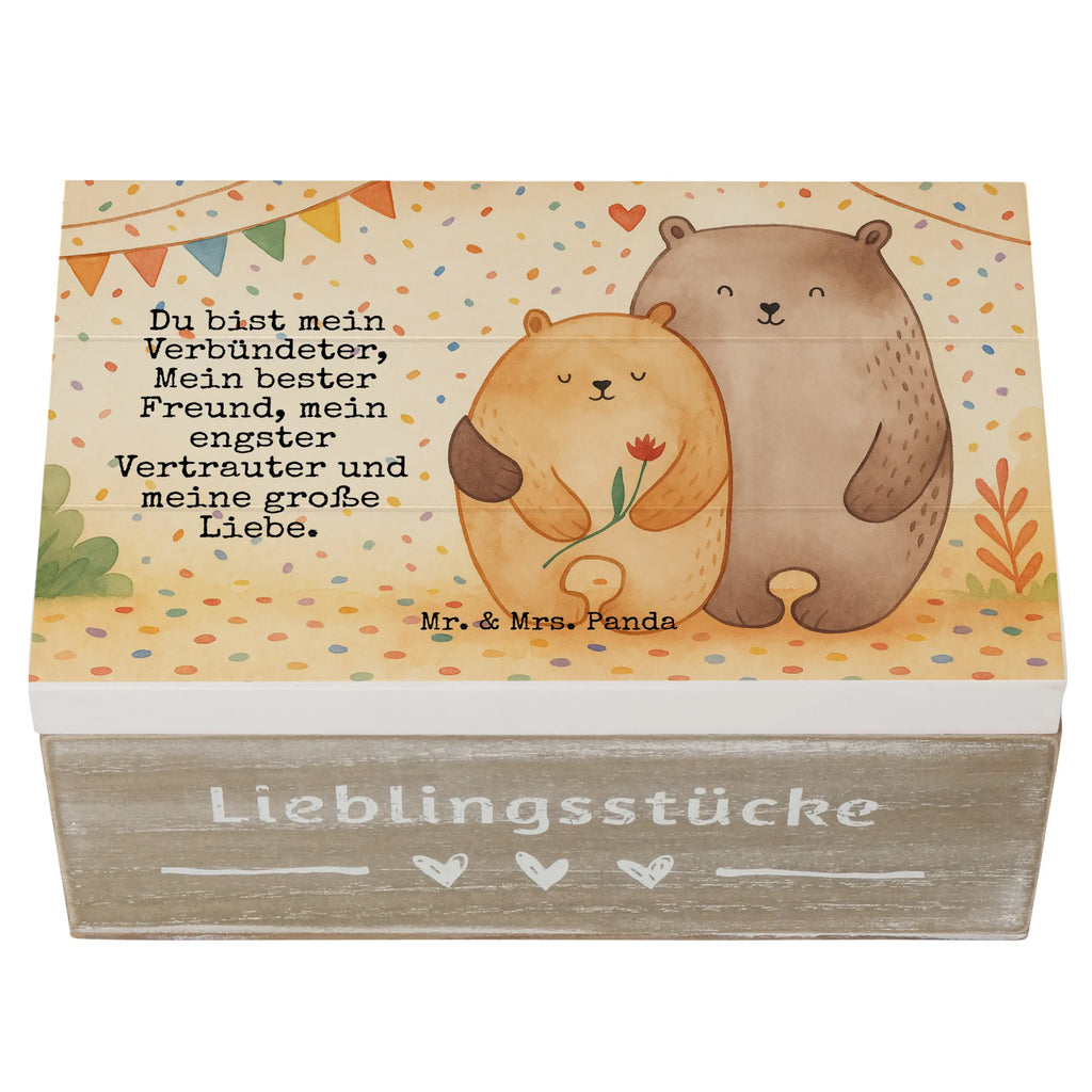 Holzkiste Bären Liebe Design Schatzkiste, Erinnerungskiste, Dekokiste, Holzkiste, Geschenkbox, Schatulle, Geschenkdose, XXL, Kiste, Erinnerungsbox, Truhe, Aufbewahrungsbox, Liebe, Partner, Freund, Freundin, Ehemann, Ehefrau, Heiraten, Verlobung, Heiratsantrag, Liebesgeschenk, Jahrestag, Hocheitstag, Bären, Verlobt, Bärchen, Hochzeitstag, Bär, Verheiratet, Geschenk Hochzeit, Geschenk Freundin, Geschenk Freund, Verliebt, Liebesbeweis