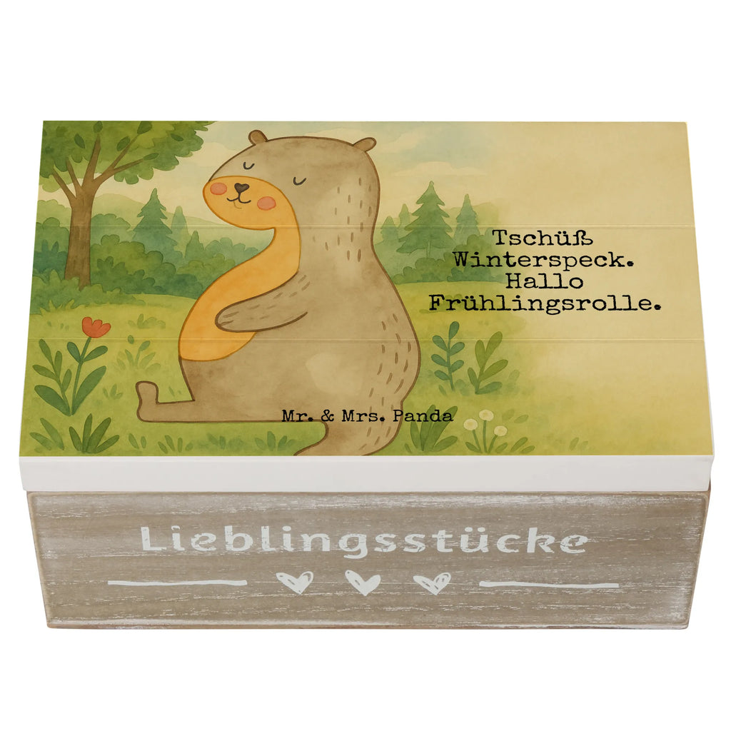 Skrzynia drewniana wydra brzuch Design Erinnerungsbox, Truhe, Schatzkiste, Kiste, Aufbewahrungsbox, Schatulle, Erinnerungskiste, Geschenkdose, Holzkiste, Dekokiste, Geschenkbox, XXL, Otter, Fischotter, Seeotter, Otter Seeotter See Otter