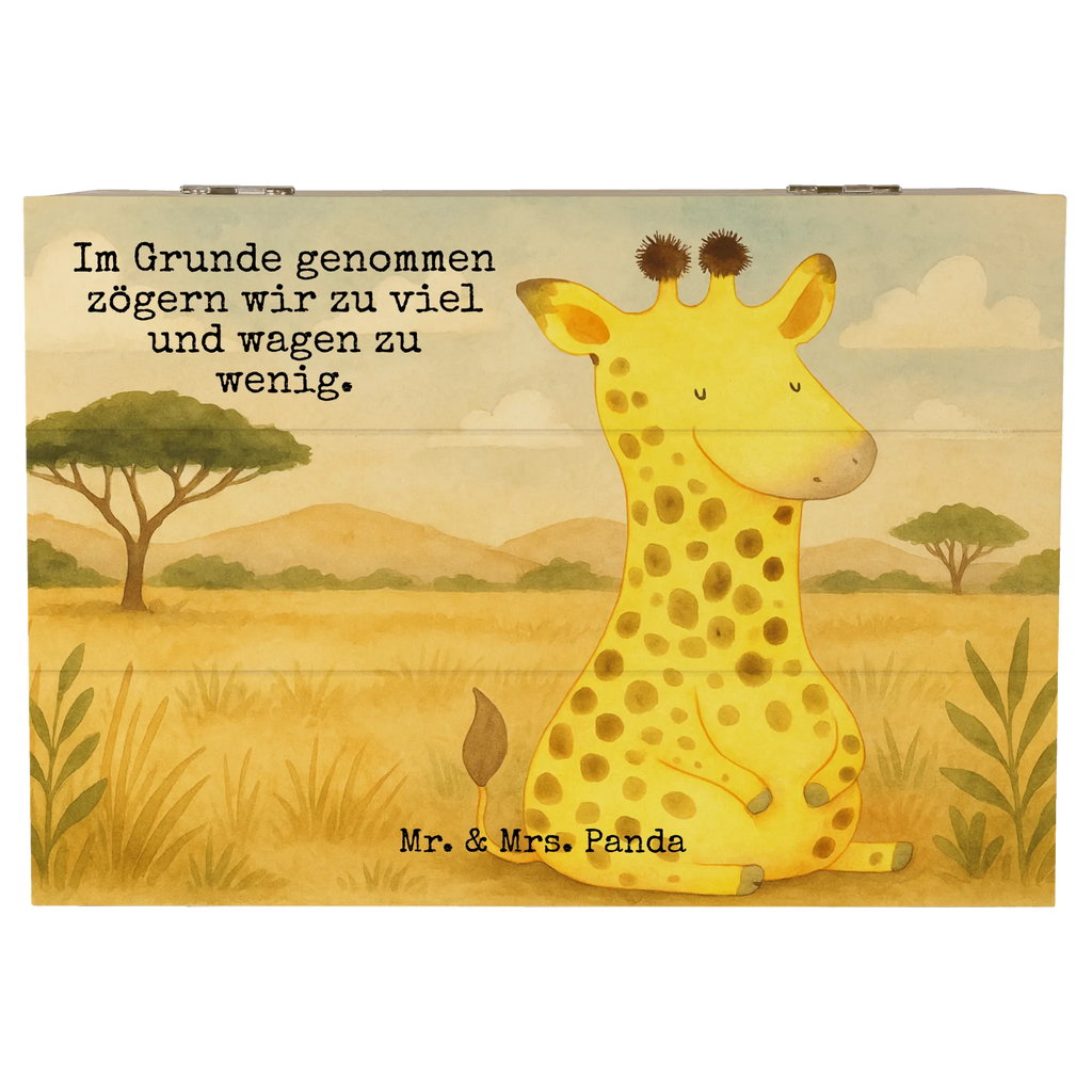Wooden chest giraffe Satisfied Design Kiste, XXL, Schatzkiste, Geschenkbox, Erinnerungskiste, Dekokiste, Aufbewahrungsbox, Schatulle, Holzkiste, Geschenkdose, Truhe, Erinnerungsbox, Afrika, Wildtiere, Glück, Giraffe, Abenteuer, Zufrieden