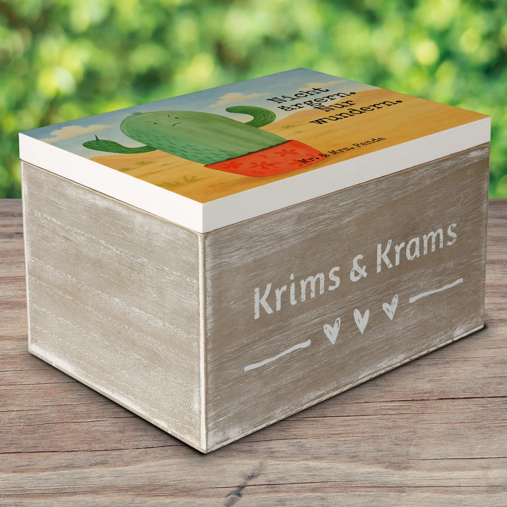 Skrzynia drewniana Kaktus gniew Design Geschenkbox, Erinnerungsbox, Aufbewahrungsbox, Erinnerungskiste, XXL, Dekokiste, Schatzkiste, Schatulle, Kiste, Holzkiste, Truhe, Geschenkdose, Kaktus, Kakteen, Büroalltag, Kollege, Chefin, Schule, ärgern, wütend, Kollegin, Büro