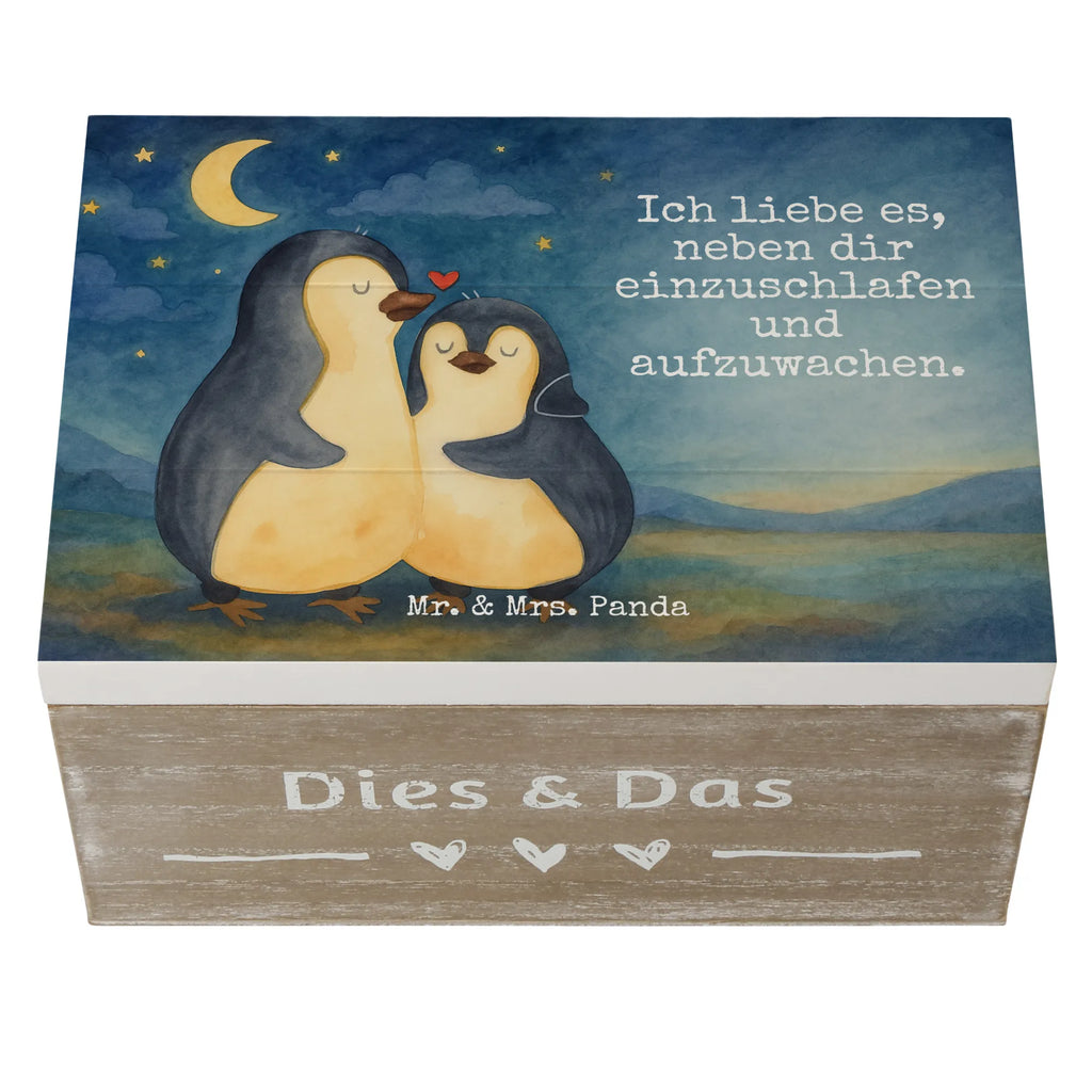 Holzkiste Pinguine Einschlafen Design Erinnerungskiste, Truhe, Holzkiste, XXL, Aufbewahrungsbox, Schatzkiste, Kiste, Erinnerungsbox, Dekokiste, Geschenkdose, Schatulle, Geschenkbox, Liebe, Partner, Freund, Freundin, Ehemann, Ehefrau, Heiraten, Verlobung, Heiratsantrag, Liebesgeschenk, Jahrestag, Hocheitstag, Geschenk für Partner, Valentinstag, Mitbringsel, Liebesbeweis, Geschenk für Frauen, Geschenk für Freundin, für Ehemann, Hochzeitstag, für Männer