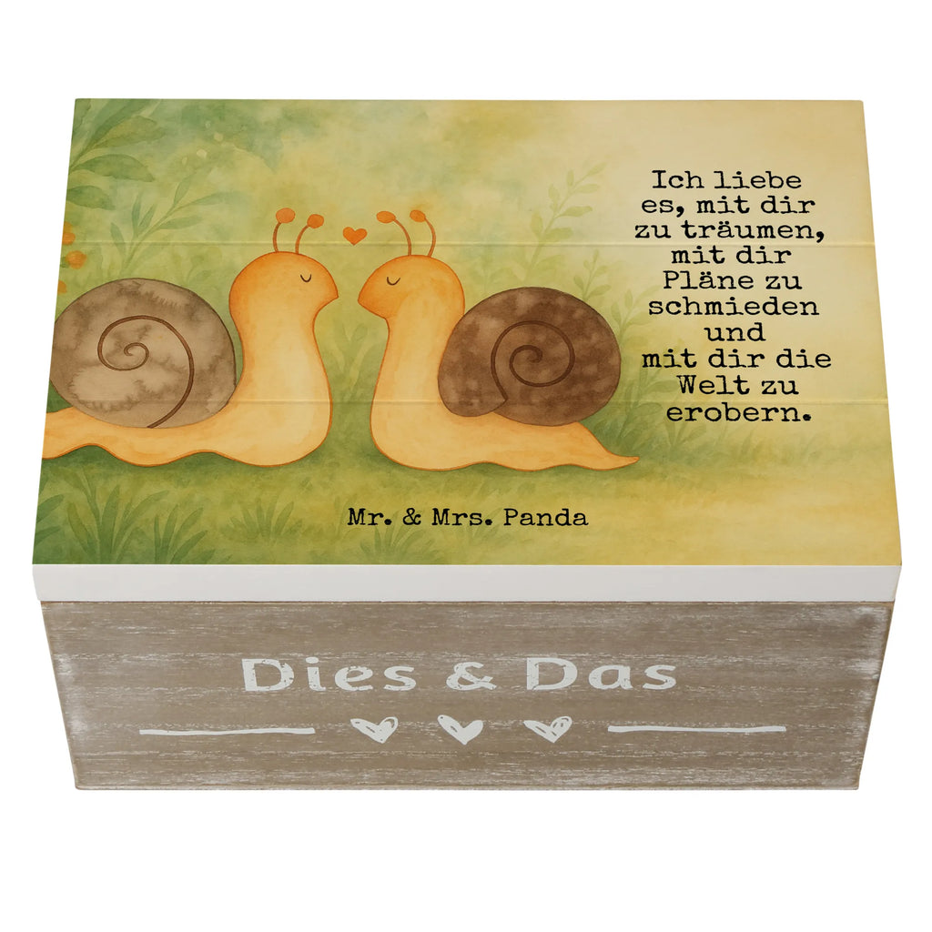 Skrzynia drewniana Miłość ślimaków Design Schatzkiste, Erinnerungsbox, Holzkiste, Geschenkbox, Erinnerungskiste, Schatulle, Dekokiste, Kiste, Aufbewahrungsbox, Geschenkdose, Truhe, XXL, Liebe, Partner, Freund, Freundin, Ehemann, Ehefrau, Heiraten, Verlobung, Heiratsantrag, Liebesgeschenk, Jahrestag, Hocheitstag
