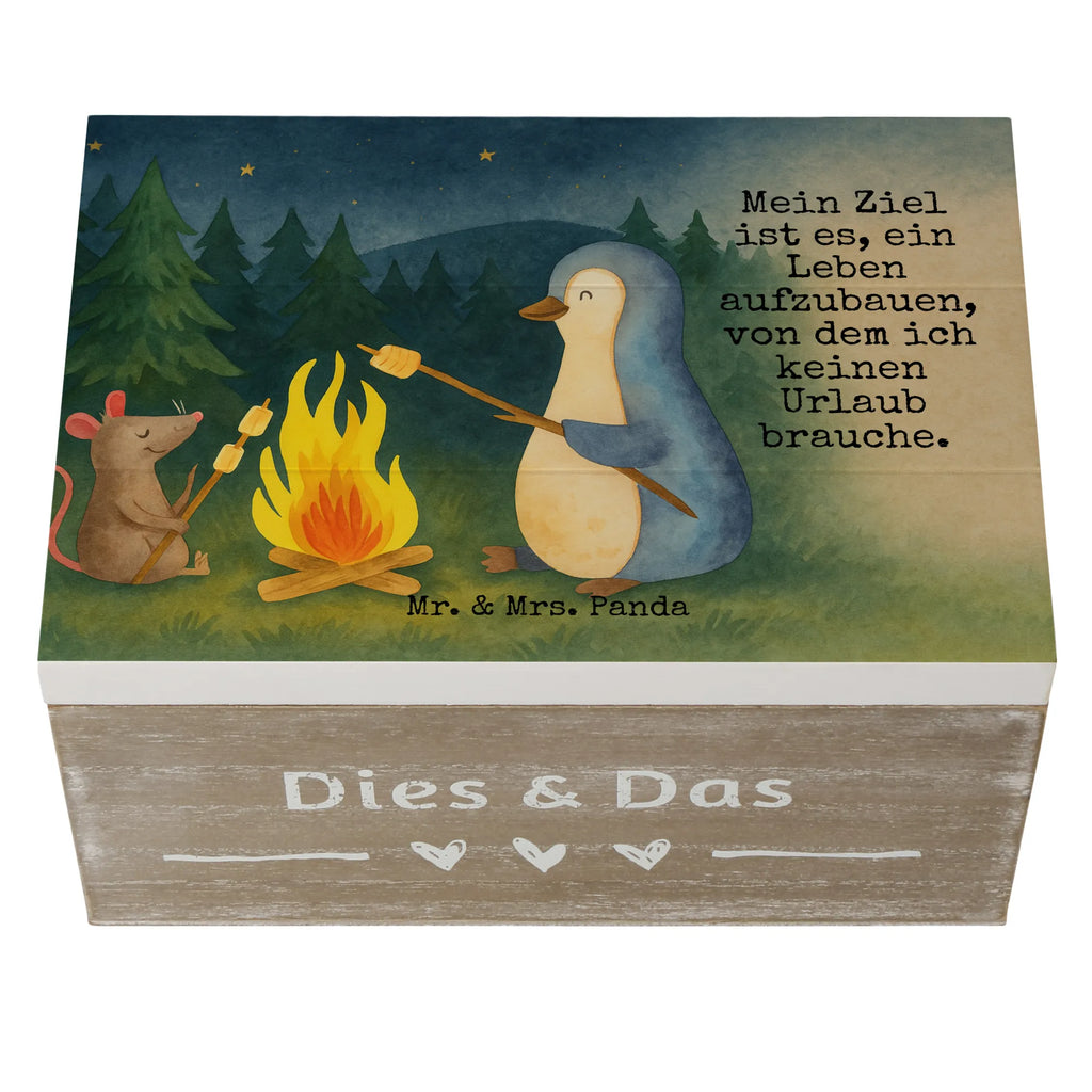 Wooden chest Penguin campfire Design Truhe, Erinnerungskiste, Geschenkdose, Holzkiste, Geschenkbox, Kiste, Schatulle, Aufbewahrungsbox, Erinnerungsbox, XXL, Schatzkiste, Dekokiste, Pinguin, Neustart, Arbeit, Feuer, Liebe, grillen, Marshmallows, Motivation, Maus, Leben, Pinguine, Job, Büroalltag, Lebensspruch, Büro, Lagerfeuer, Lebensmotivation