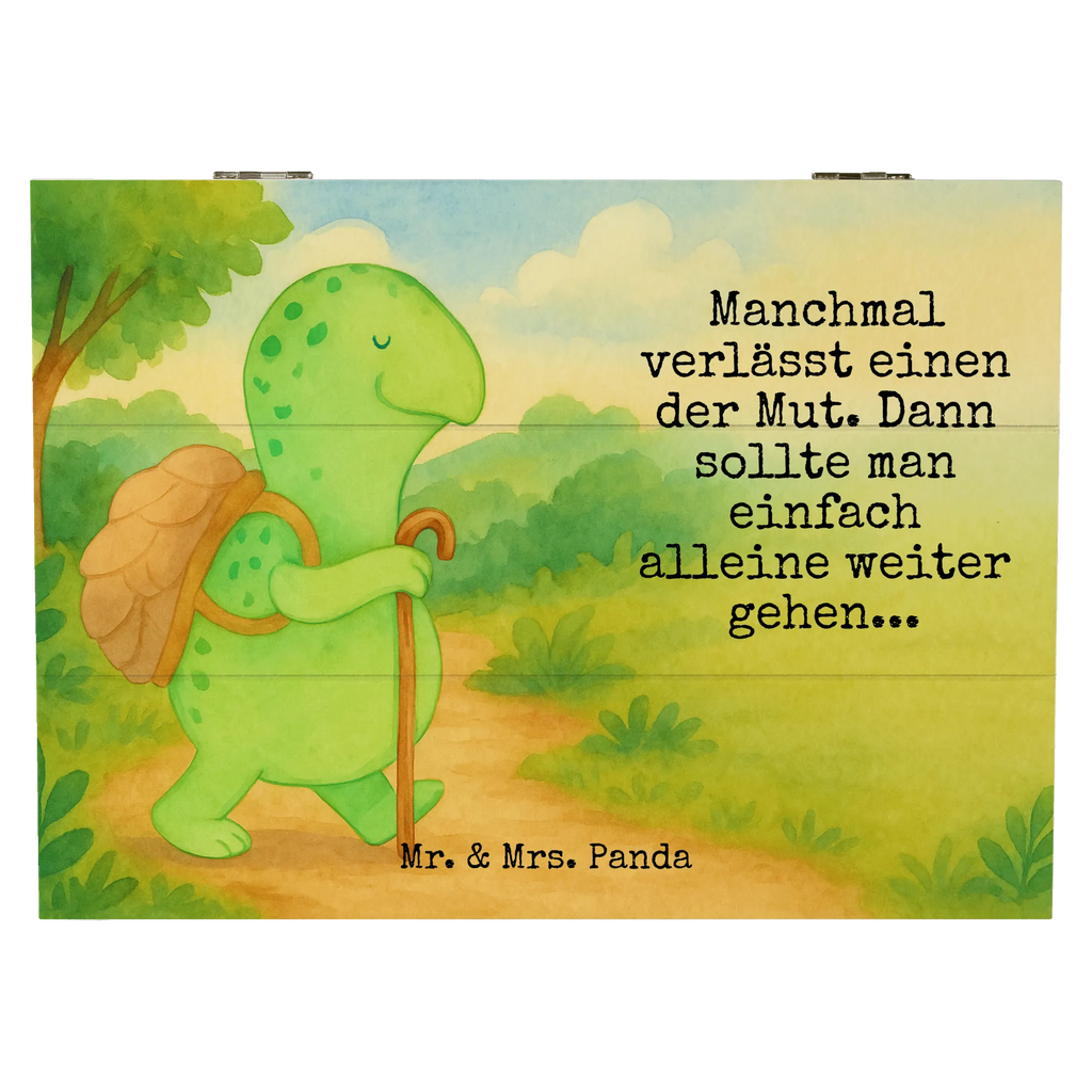 Skrzynia drewniana żółw Wędrowiec Design Schatulle, Aufbewahrungsbox, Geschenkbox, Geschenkdose, Holzkiste, Erinnerungsbox, Schatzkiste, Kiste, Dekokiste, XXL, Erinnerungskiste, Truhe, Schildkröte, Neuanfang, Motivationssprüche, Motivation, Motivationsspruch, Schildkröten