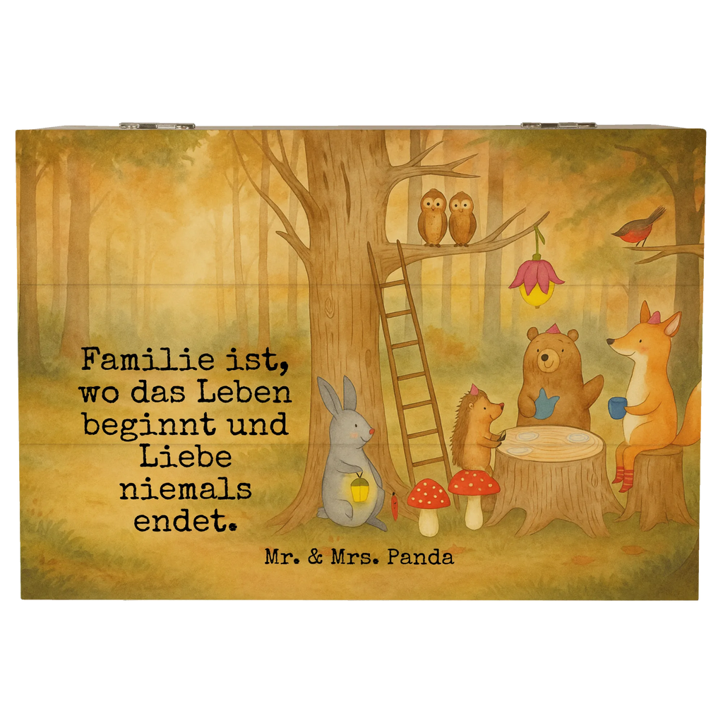 Wooden chest forest animals picnic Design Kiste, Geschenkbox, Truhe, Dekokiste, Schatulle, Holzkiste, Schatzkiste, XXL, Erinnerungskiste, Erinnerungsbox, Aufbewahrungsbox, Geschenkdose, Tiermotive, Gute Laune, lustige Sprüche, Tiere, Igel, Waldtiere, Picknick, Wald, Hase, Fuchs, Maus, Eichhörnchen