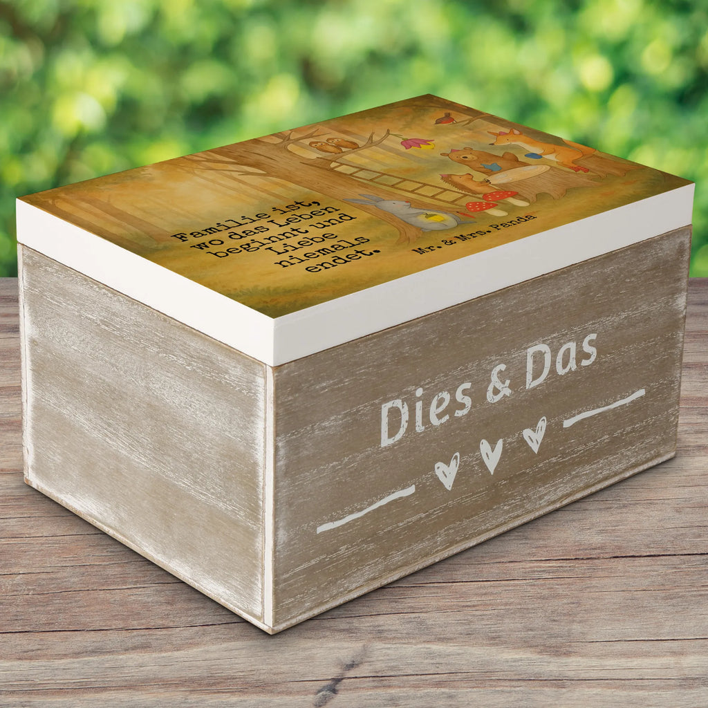 Wooden chest forest animals picnic Design Kiste, Geschenkbox, Truhe, Dekokiste, Schatulle, Holzkiste, Schatzkiste, XXL, Erinnerungskiste, Erinnerungsbox, Aufbewahrungsbox, Geschenkdose, Tiermotive, Gute Laune, lustige Sprüche, Tiere, Igel, Waldtiere, Picknick, Wald, Hase, Fuchs, Maus, Eichhörnchen