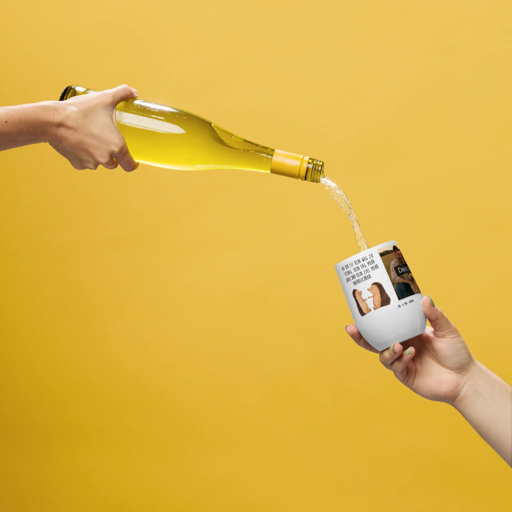 Personalized Photo Wine Mug Hedgehogs in love Love, Loving, Two, Together, Marriage, Engagement, Proposal of marriage, Love gift, gift for her, gift for him, anniversary gift, Married, Proof of love, Wedding anniversary, Hedgehog, Anniversary, In love, Wedding, Engaged, Friend, Partner, Girlfriend, Gift