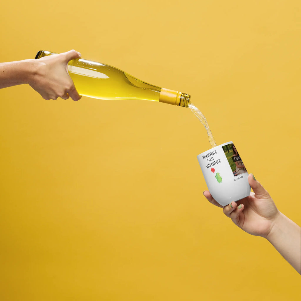 Personalized Photo Wine Mug tortoise balloon turtle, tortoise, reptile, ancient creature, cute, sweet, gift, gift ideas, birthday gift, illustrated, funny, turtle gift items, funny turtle gifts, pet turtles, mom, best friend, sister or daughter, turtle lover, motivation, turtles, motivational slogan, courageous outburst