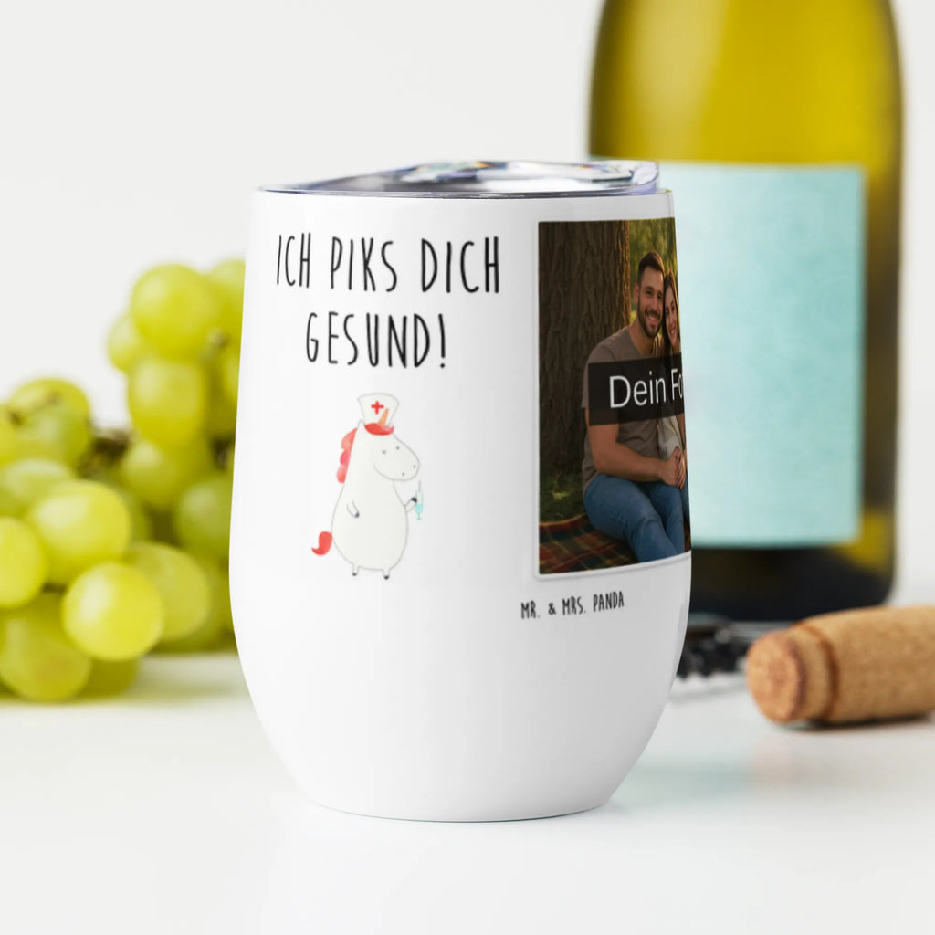 Personalized Photo Wine Mug unicorn Nurse unicorn, unicorns, nurse gift, Unicorn, hospital, doctor gift, nurse thank you
