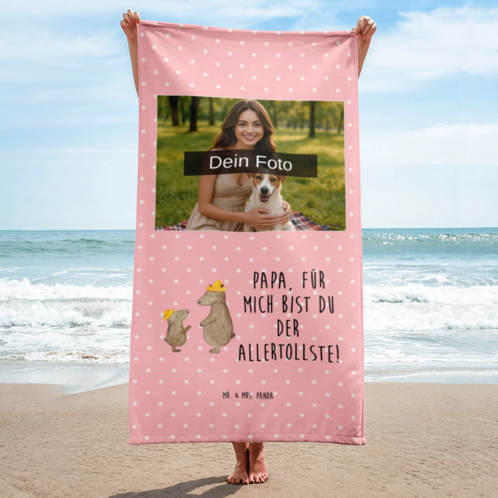 Photo XL Towel Bears with hats Family, Father's Day, Mother's Day, brother, sister, Mom, Dad, daddy, role model, family, father-son, children, child, favourite person, sons, son, father, bear, father's day, dad