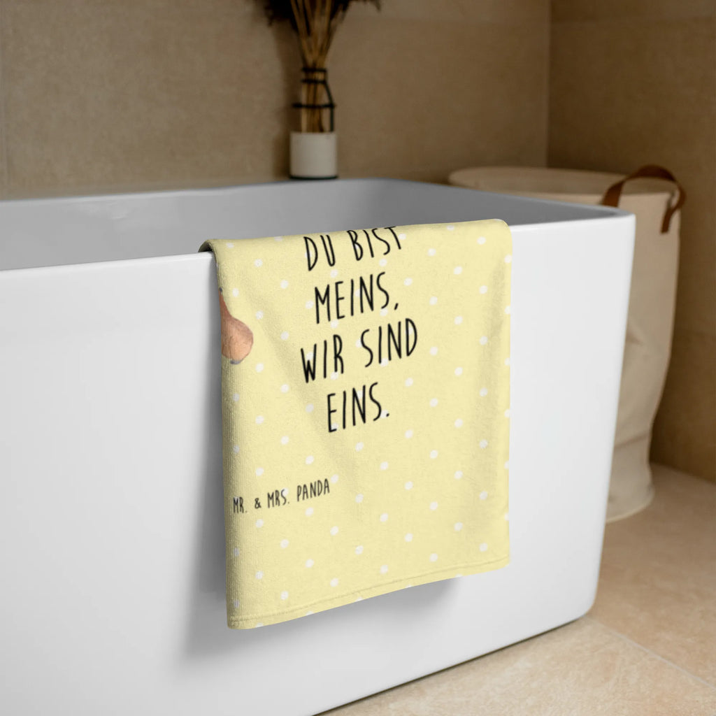 Photo XL Towel Capybara love small animals, cute, funny, cute animal motives, hand drawn, small world, funny sayings, good mood, happy, gifts, gift ideas, special gifts, animal lover, card