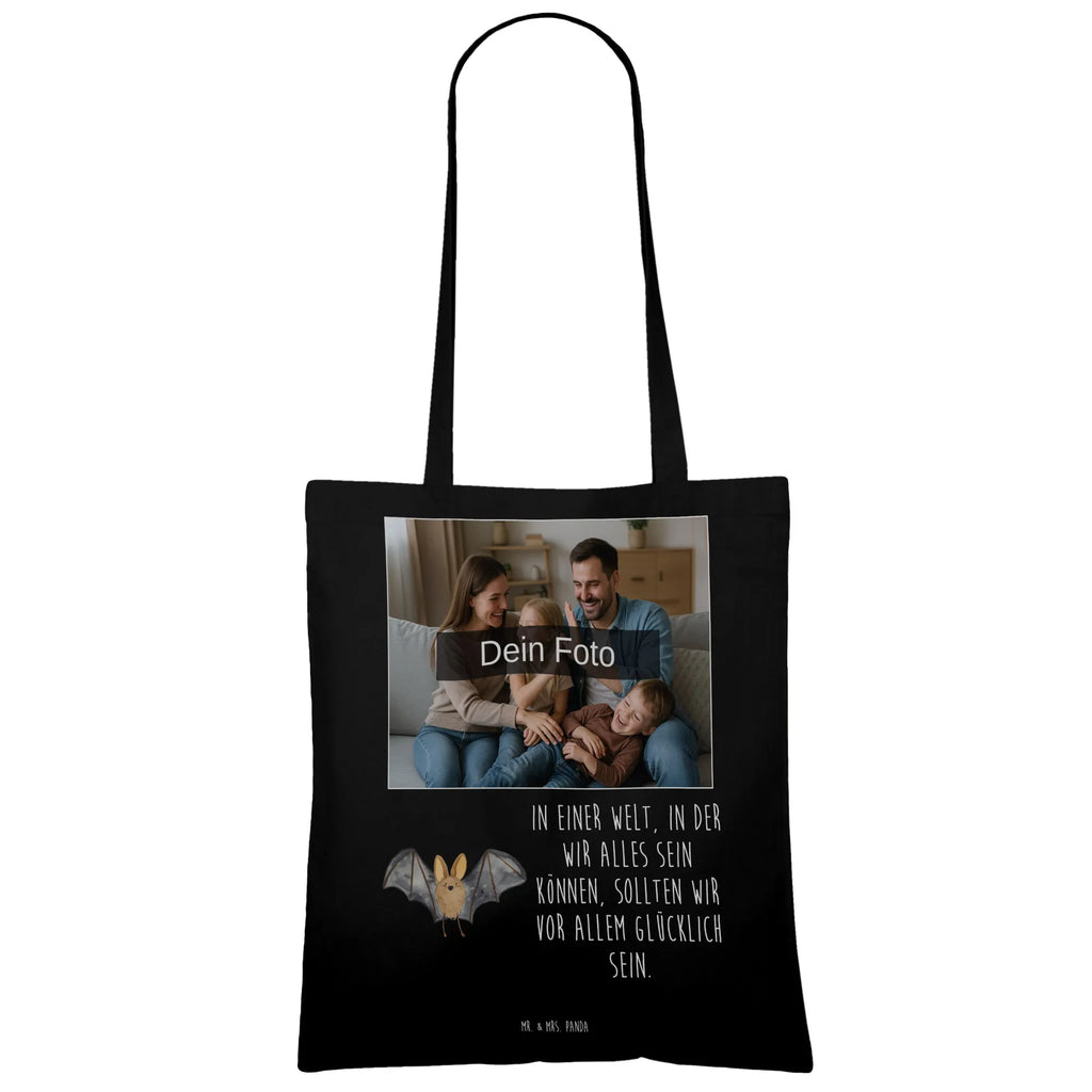 Personalisierte Foto Tragetasche Fledermaus Flügel Personalisierte Foto Tragetasche, Tiermotive, Gute Laune, lustige Sprüche, Tiere