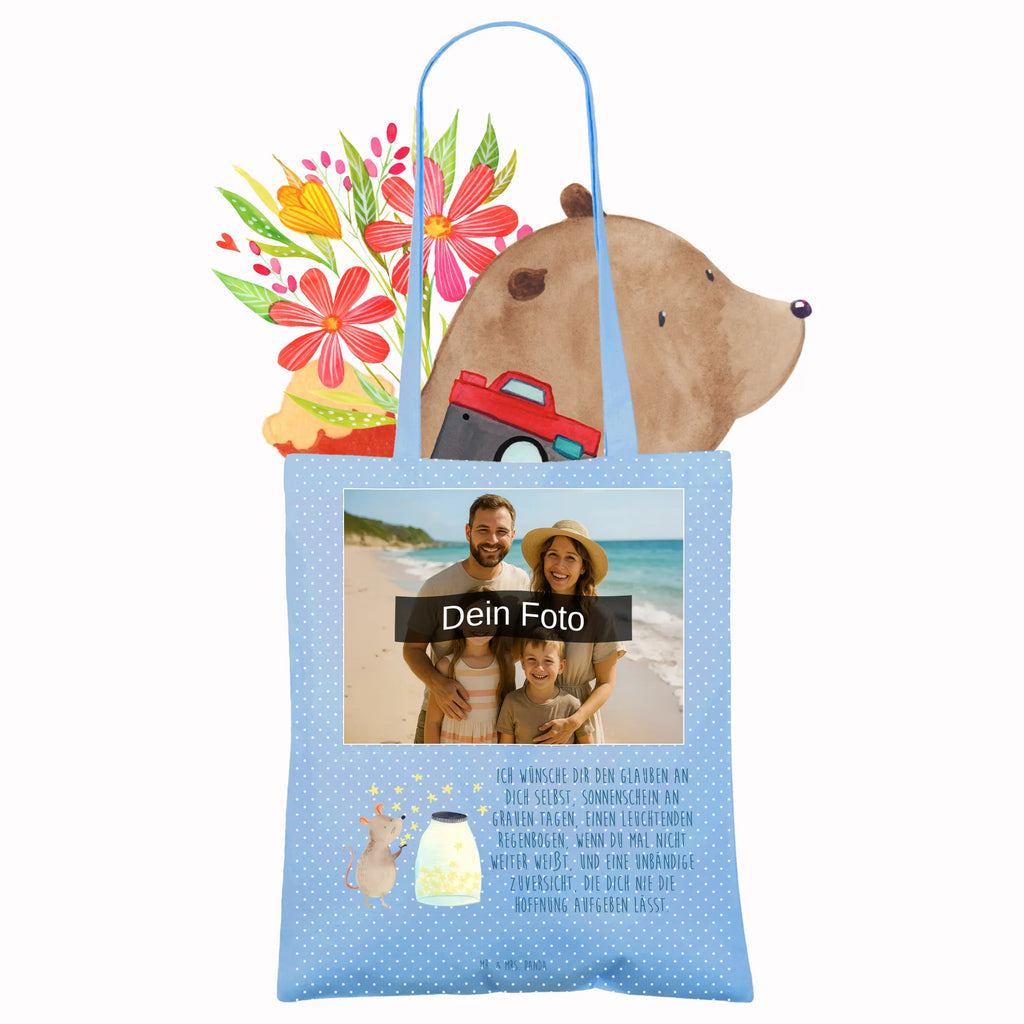 Personalisierte Foto Tragetasche Maus Sterne Personalisierte Foto Tragetasche, Tiermotive, Gute Laune, lustige Sprüche, Tiere, Geburtstag, Taufe, Wunsch, Kindergeburtstag, Träume, erstes Kind, Sterne, Taufgeschenk, Schwangerschaft, Hoffnung, Maus, Geburt, Kind