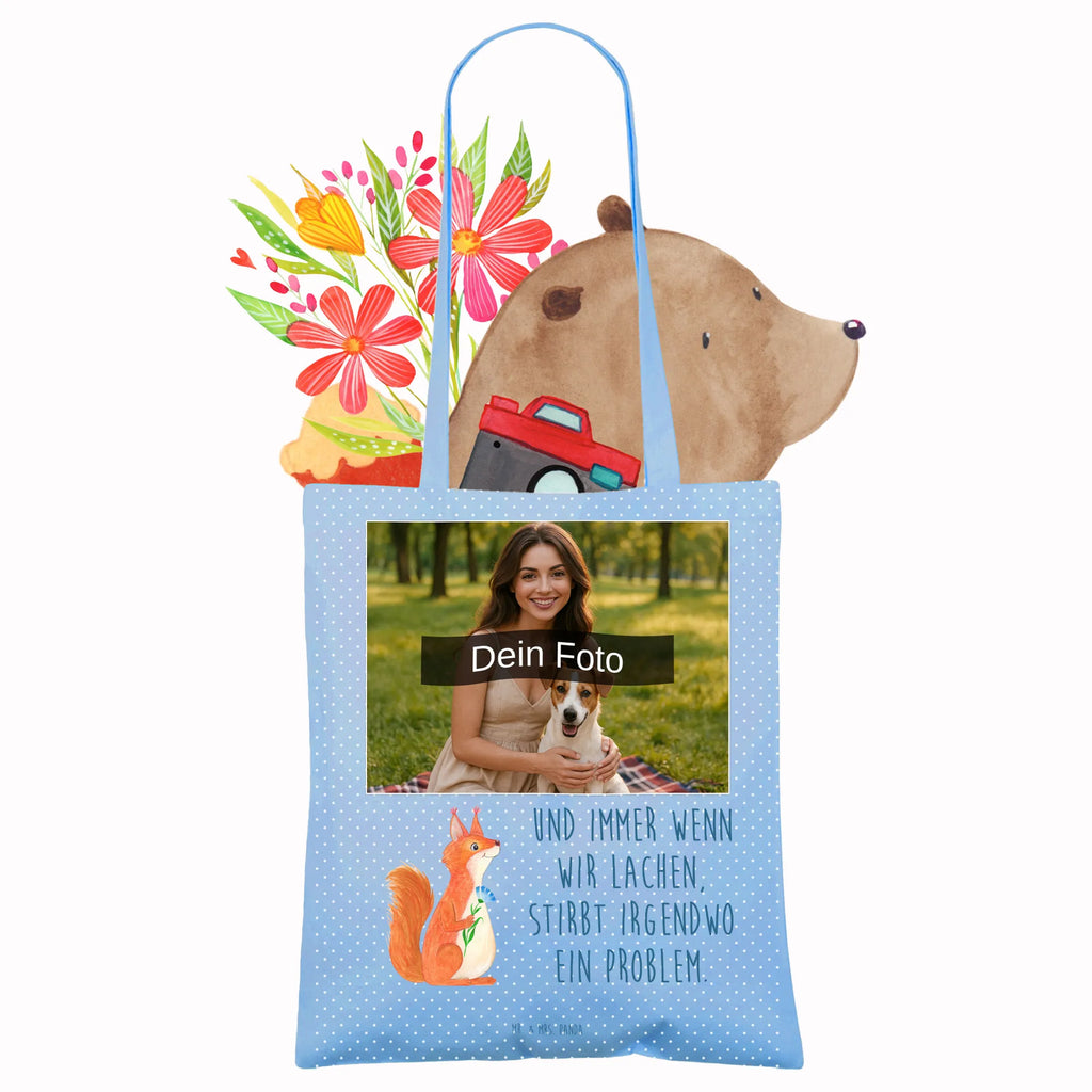 Personalisierte Foto Tragetasche Eichhörnchen Blume Personalisierte Foto Tragetasche, Tiermotive, Gute Laune, lustige Sprüche, Tiere, Spruch positiv, Motivation Bilder, Eichhorn, Motivation Sprüche, Spruch Deko, Spaß, Lachen, Eichhörnchen, glücklich Spruch