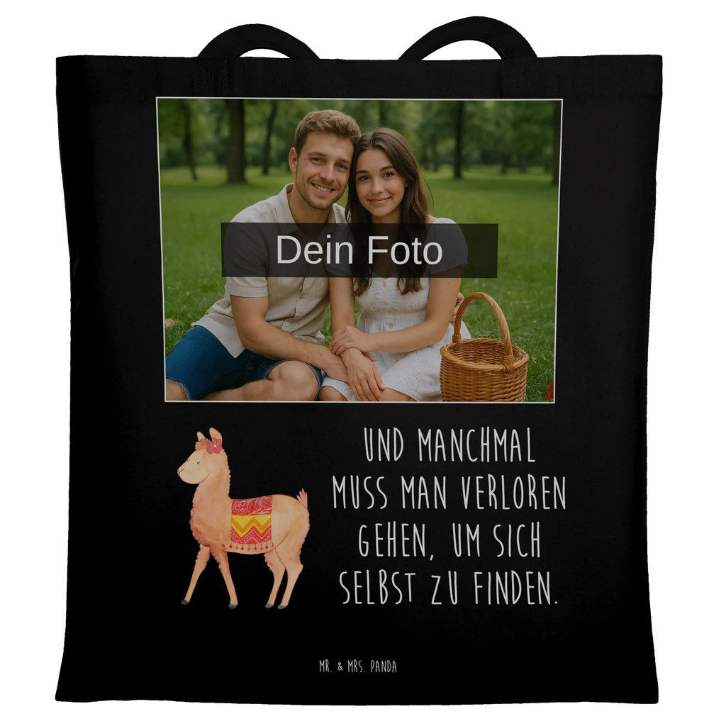 Personalisierte Foto Tragetasche Alpaka Stolz Personalisierte Foto Tragetasche, Alpaka, Lama