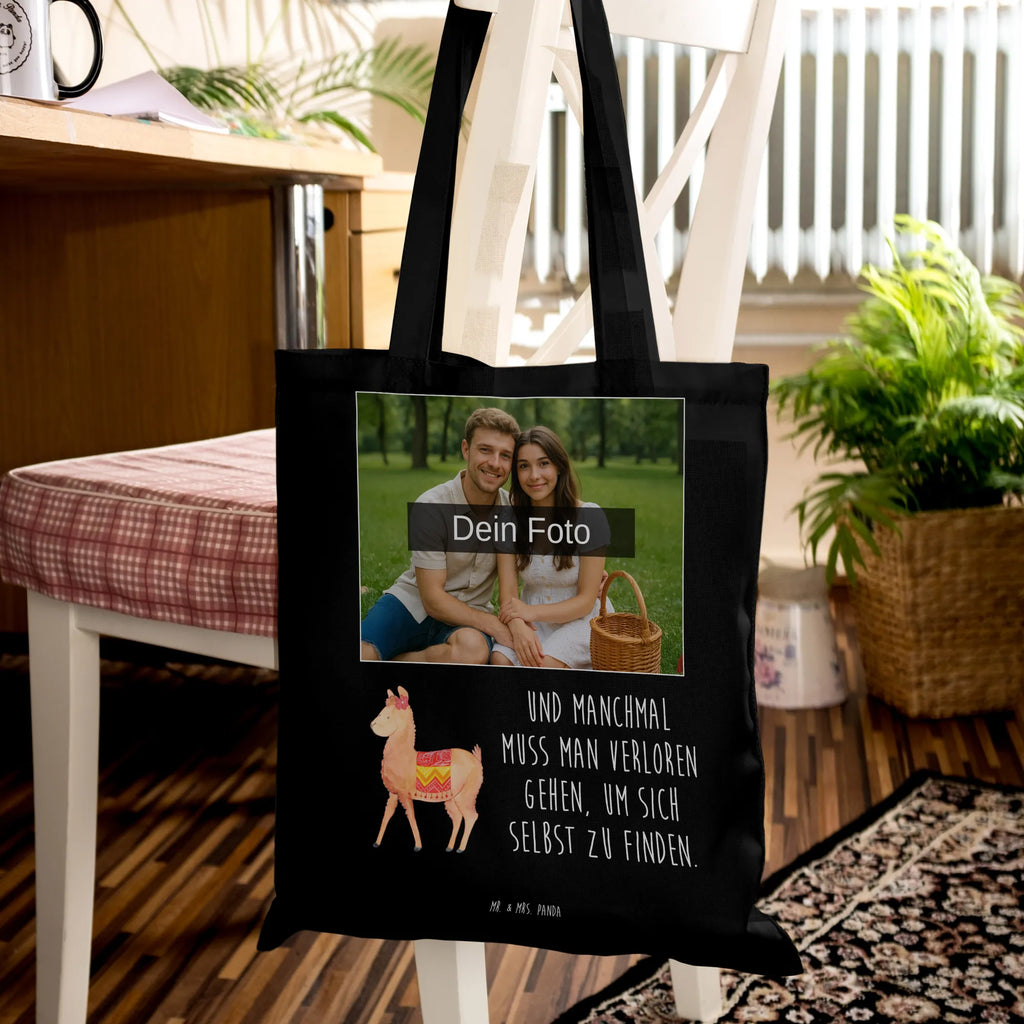 Personalisierte Foto Tragetasche Alpaka Stolz Personalisierte Foto Tragetasche, Alpaka, Lama