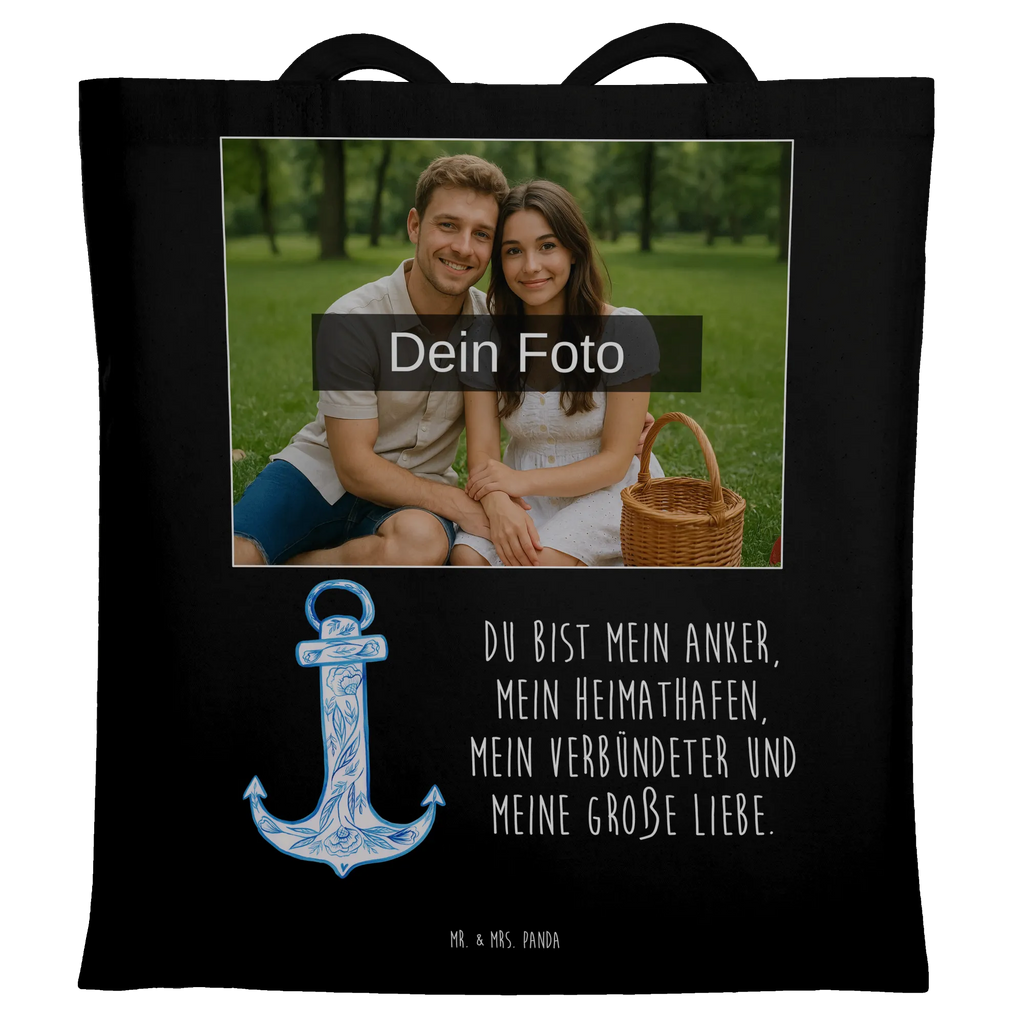 Personalisierte Foto Tragetasche Anker Blau Personalisierte Foto Tragetasche, Tiermotive, Gute Laune, lustige Sprüche, Tiere