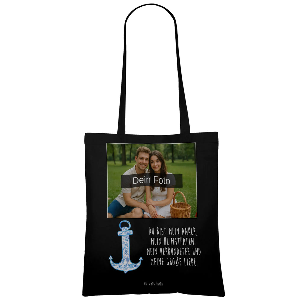 Personalisierte Foto Tragetasche Anker Blau Personalisierte Foto Tragetasche, Tiermotive, Gute Laune, lustige Sprüche, Tiere